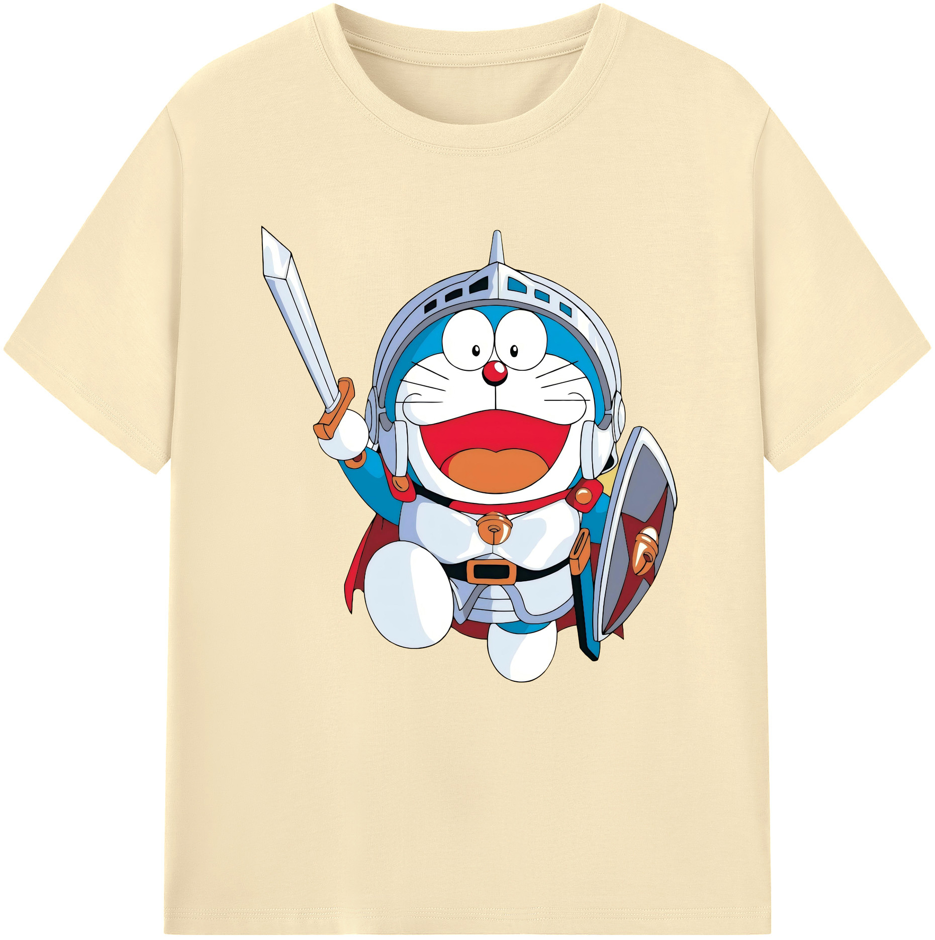 （画像用） ドラえもん Doraemon 綿100％半袖Tシャツ（フロントプリント）