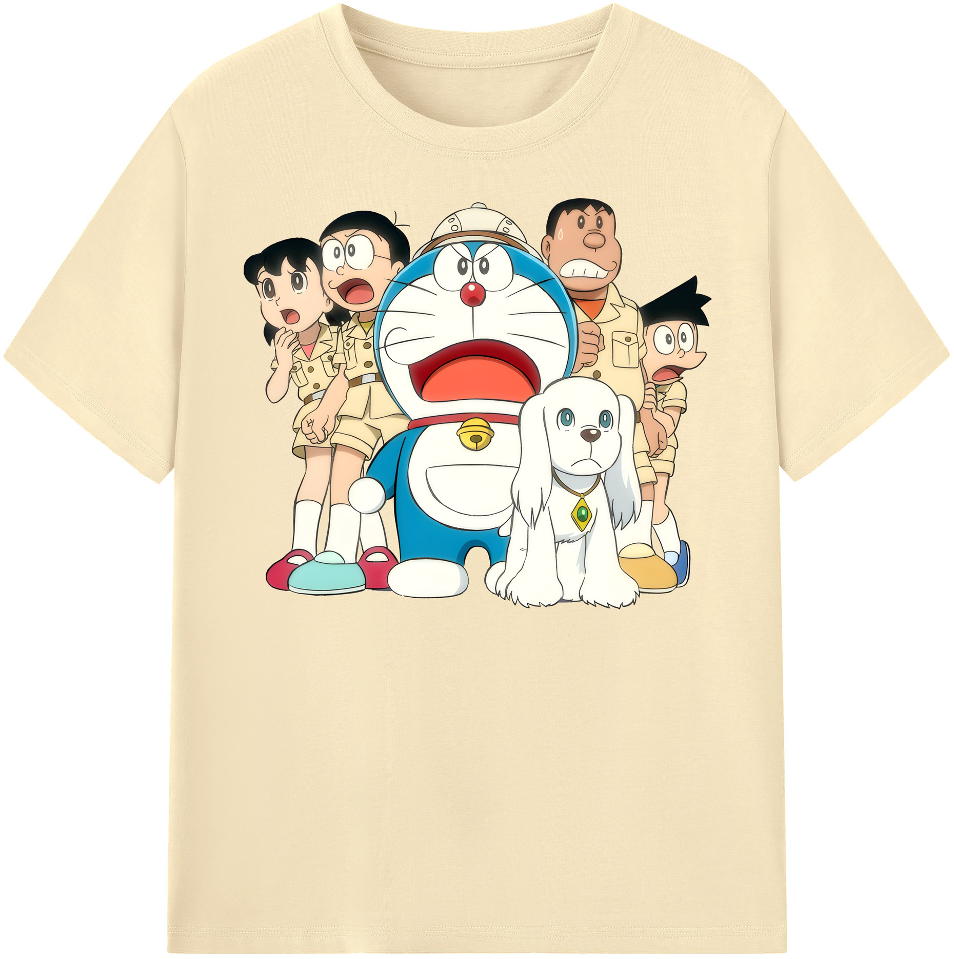 （画像用） ドラえもん Doraemon 綿100％半袖Tシャツ（フロントプリント）