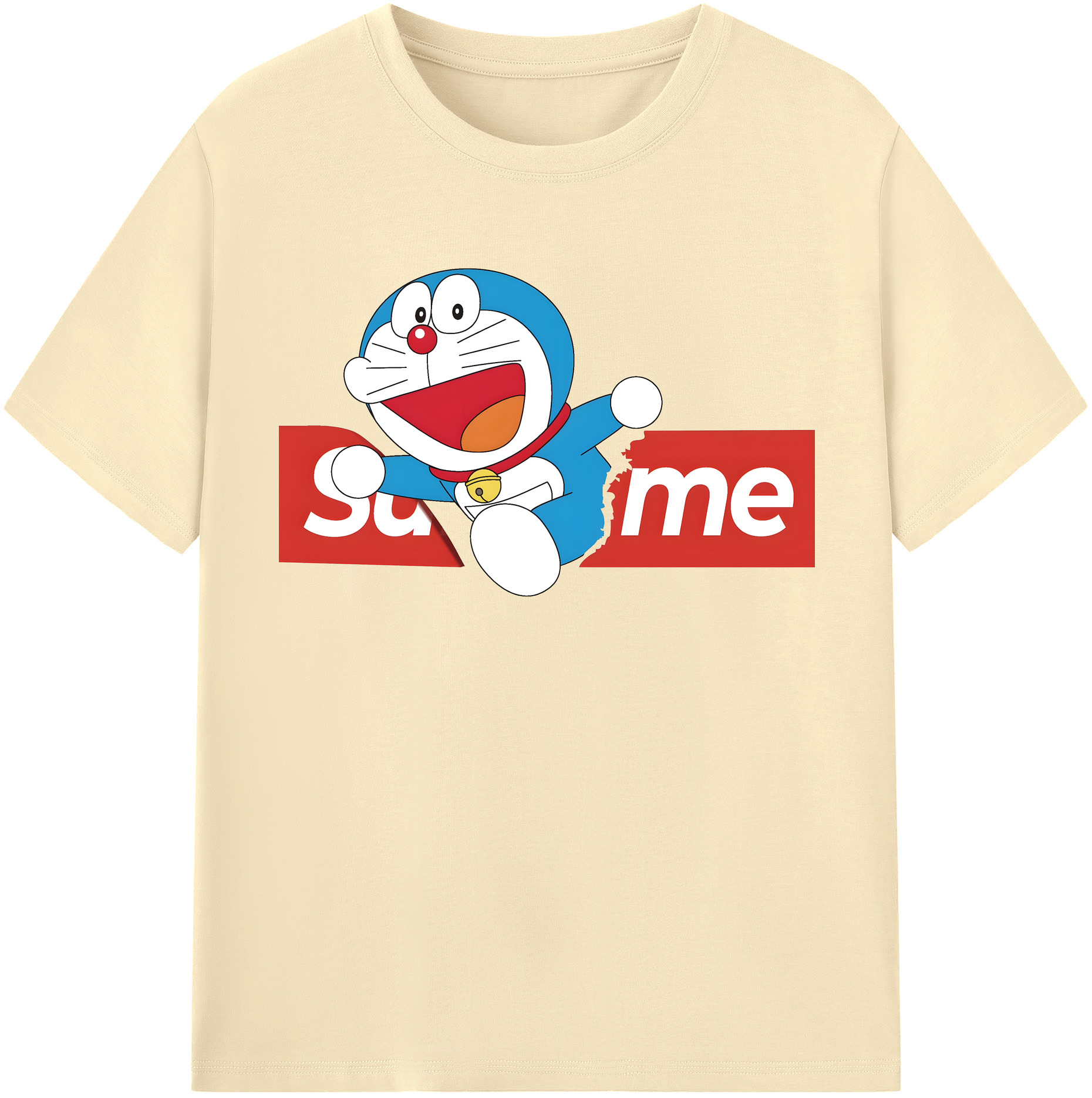 （画像用） ドラえもん Doraemon 綿100％半袖Tシャツ（フロントプリント）