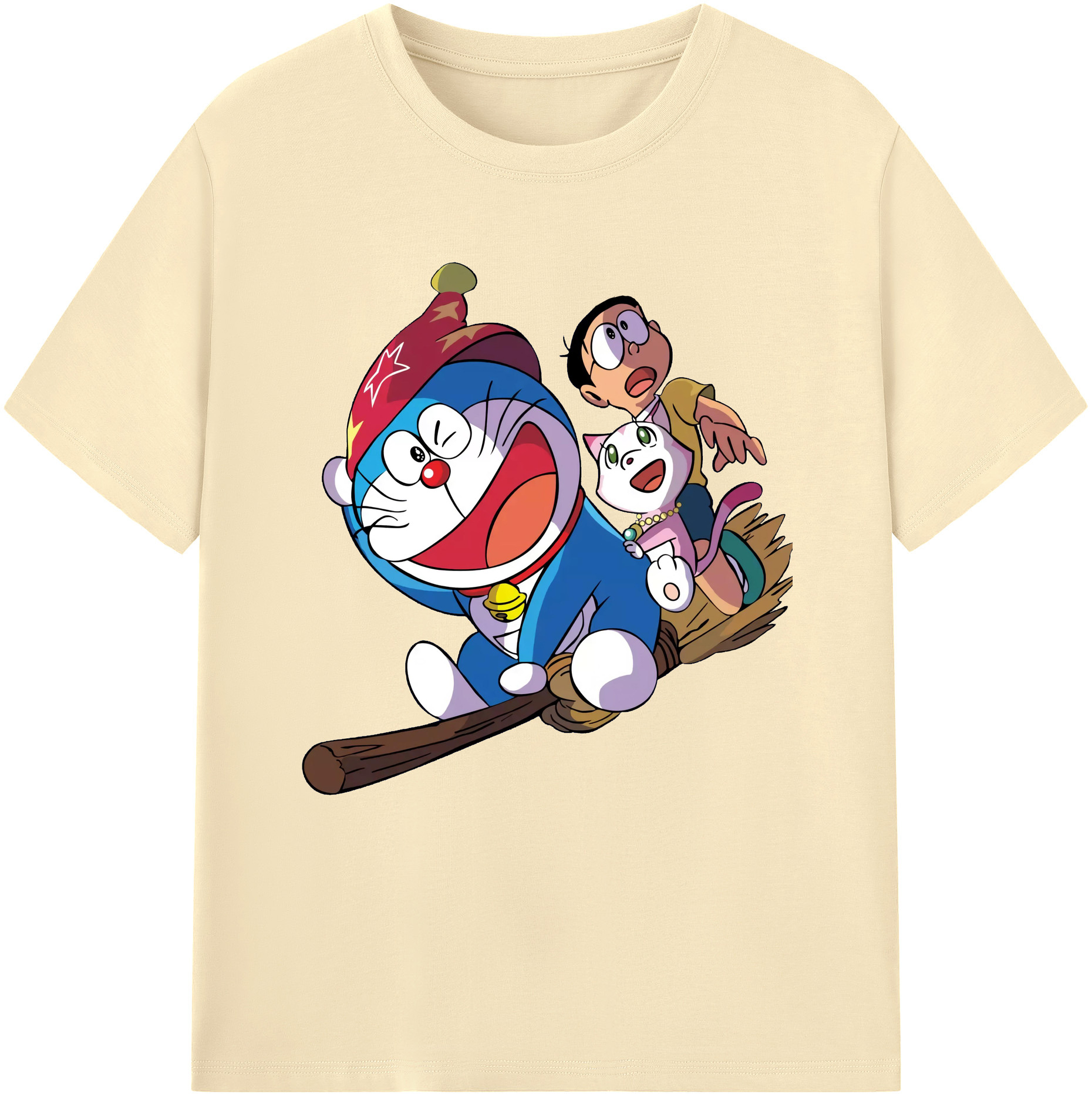 （画像用） ドラえもん Doraemon 綿100％半袖Tシャツ（フロントプリント）