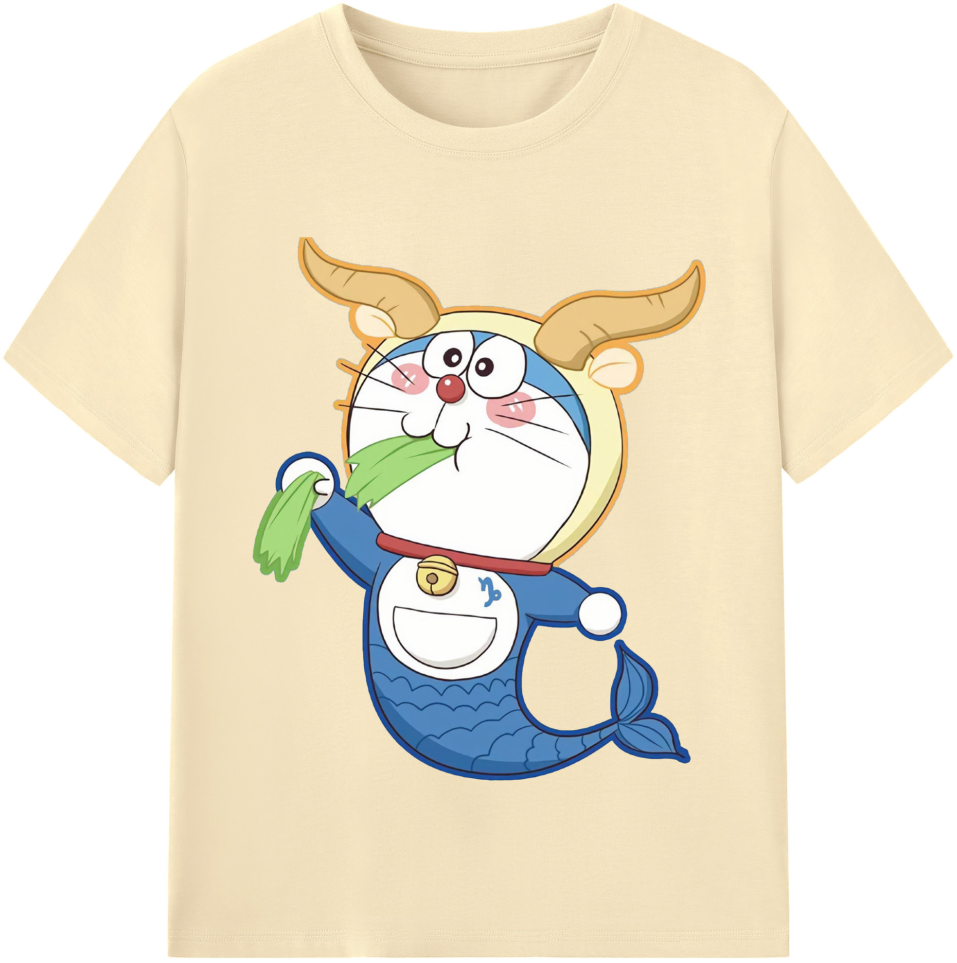 （画像用） ドラえもん Doraemon 綿100％半袖Tシャツ（フロントプリント）