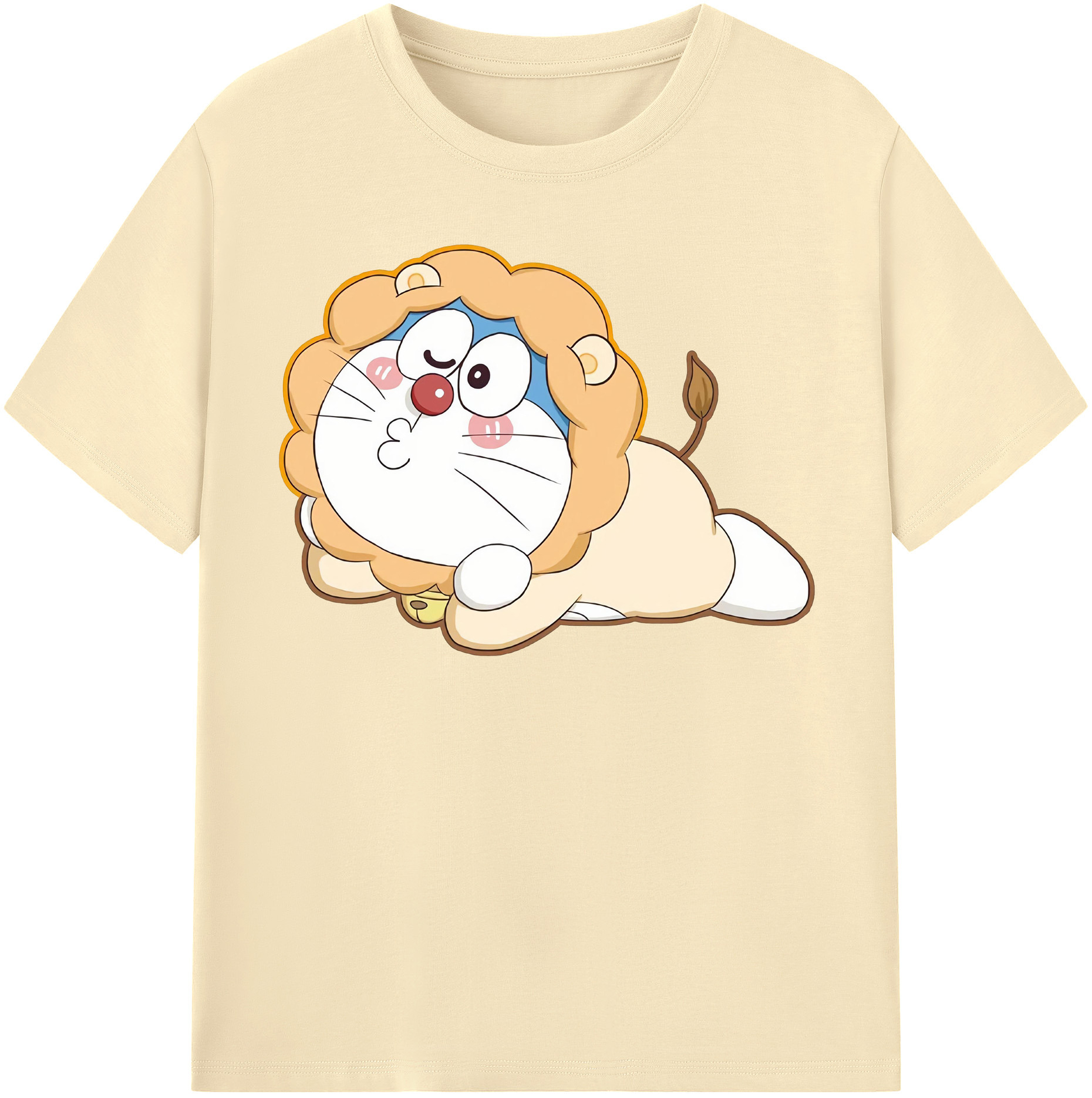 （画像用） ドラえもん Doraemon 綿100％半袖Tシャツ（フロントプリント）