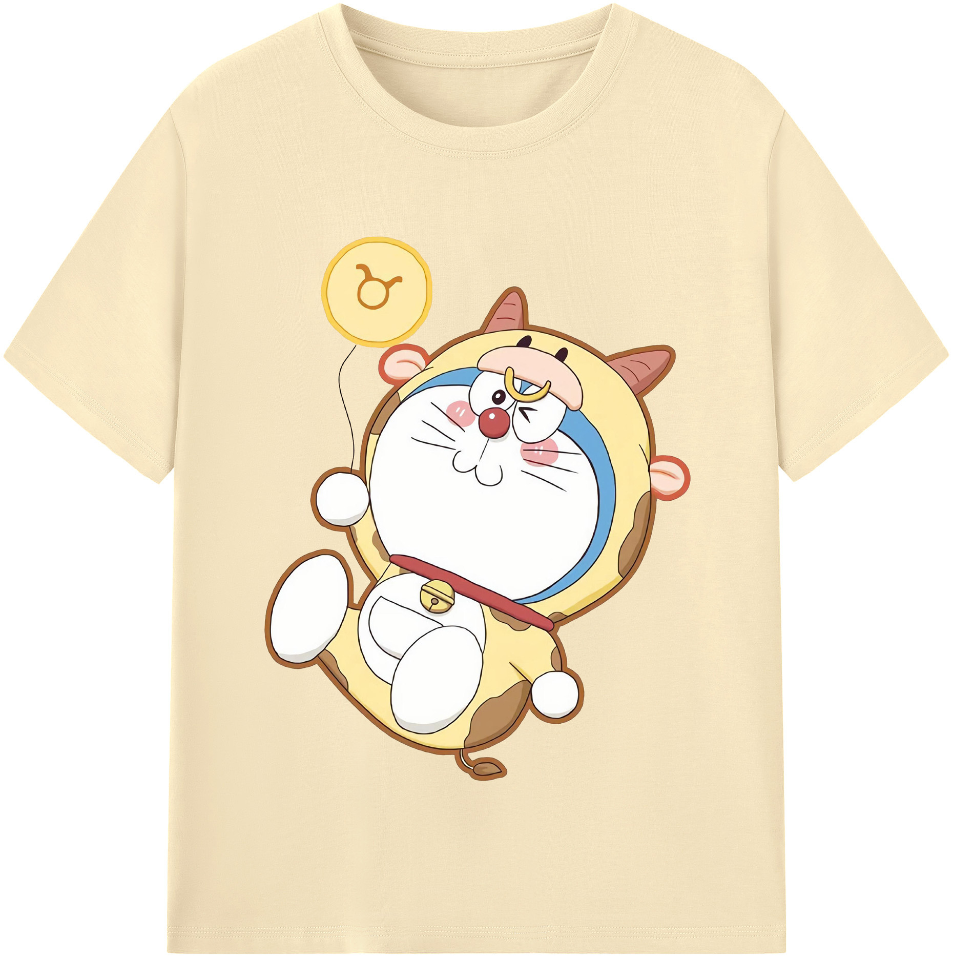 （画像用） ドラえもん Doraemon 綿100％半袖Tシャツ（フロントプリント）
