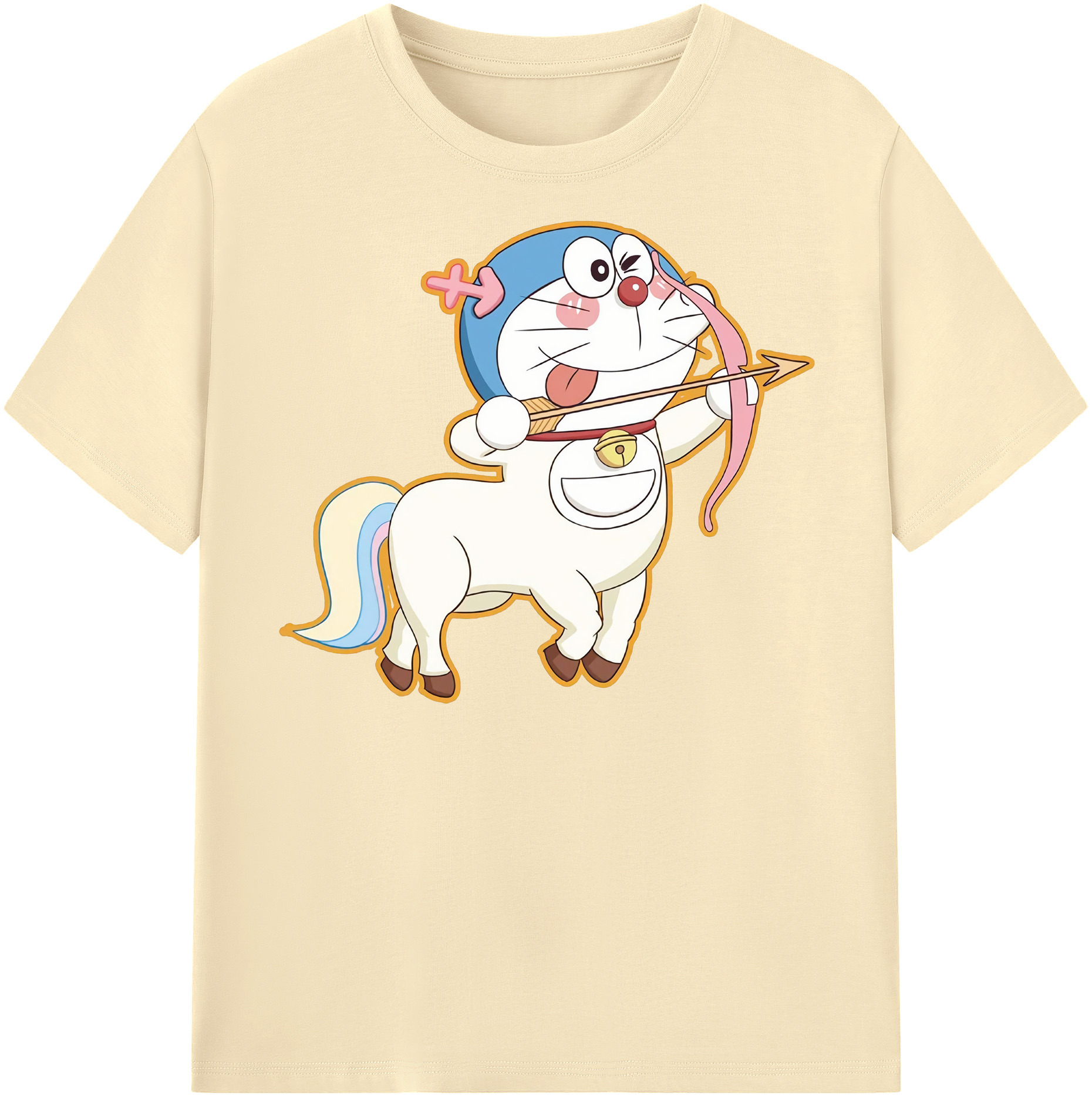 （画像用） ドラえもん Doraemon 綿100％半袖Tシャツ（フロントプリント）