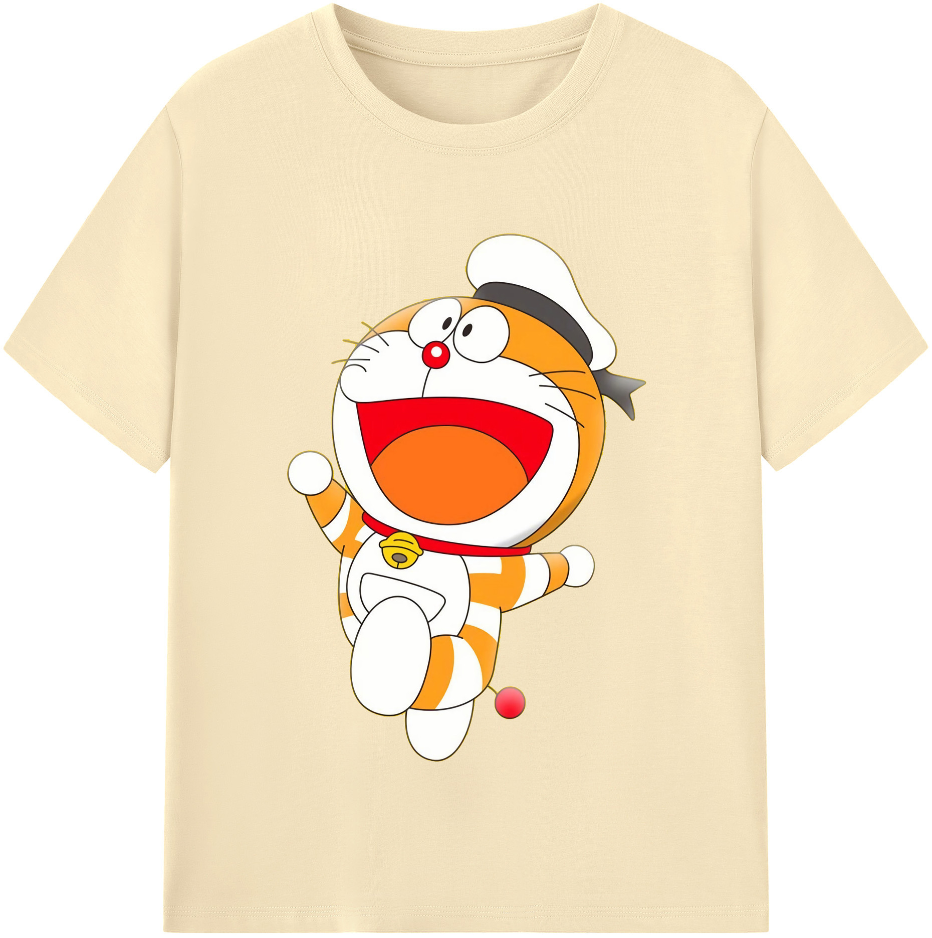 （画像用） ドラえもん Doraemon 綿100％半袖Tシャツ（フロントプリント）