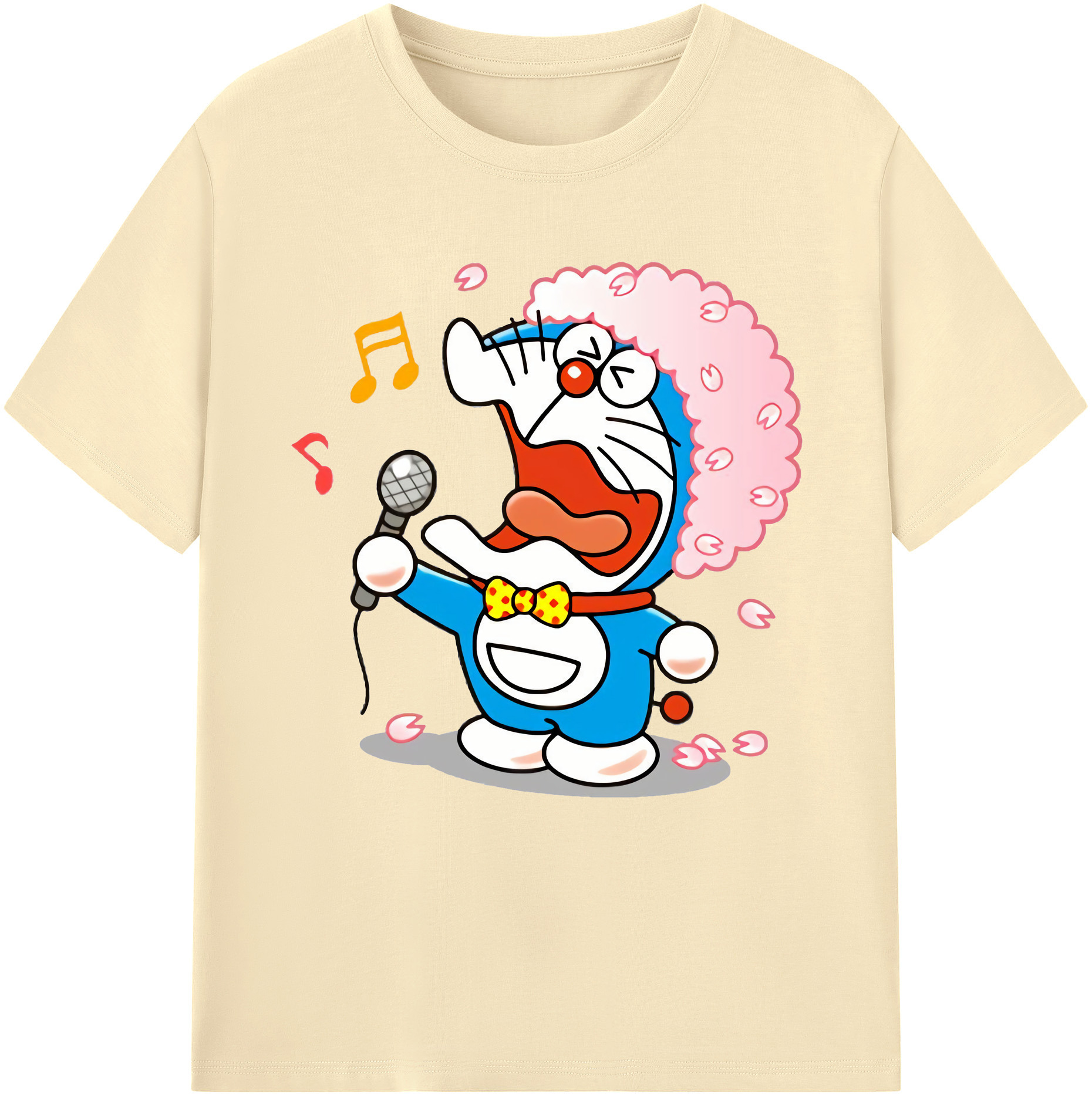 （画像用） ドラえもん Doraemon 綿100％半袖Tシャツ（フロントプリント）