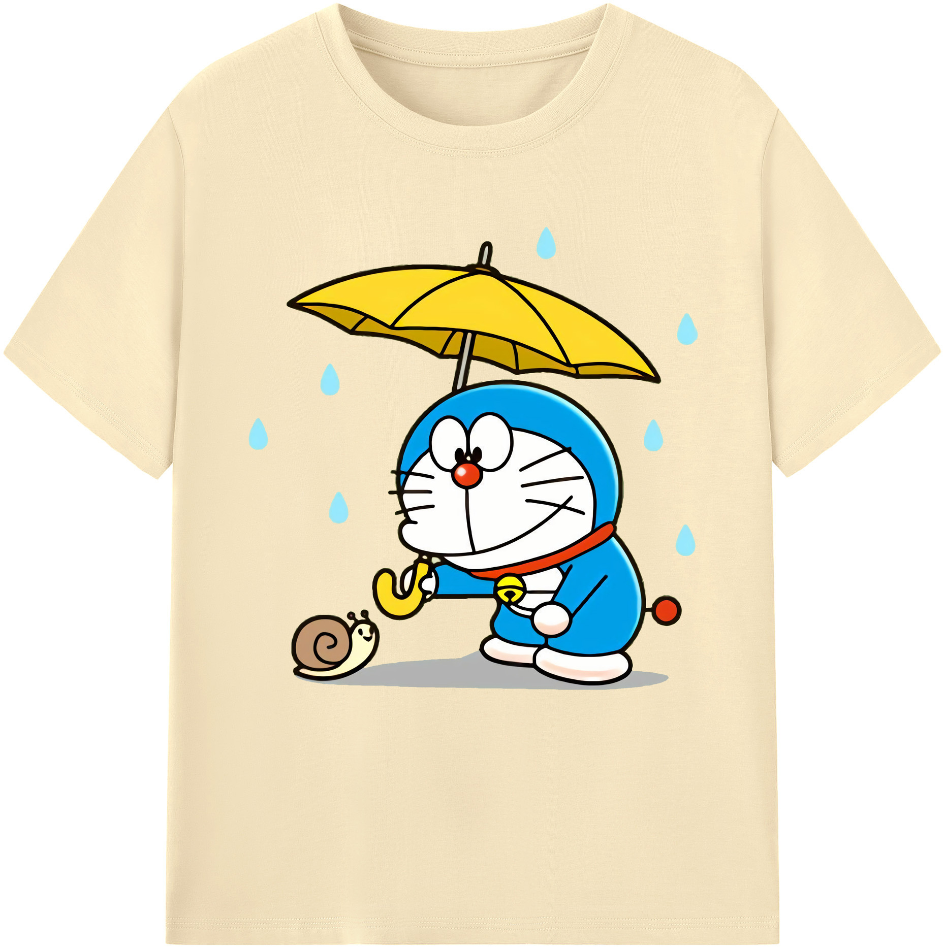 （画像用） ドラえもん Doraemon 綿100％半袖Tシャツ（フロントプリント）
