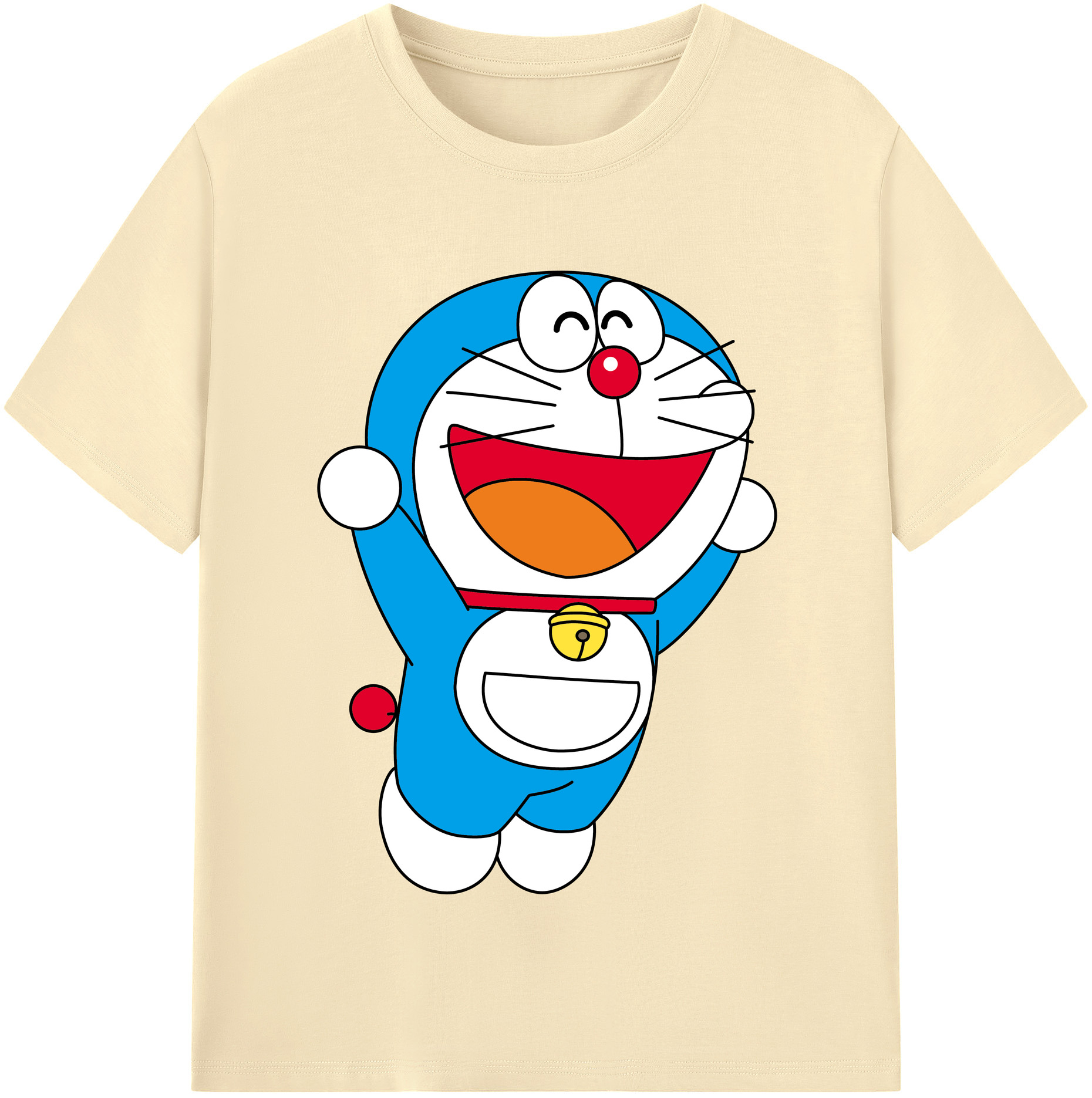 （画像用） ドラえもん Doraemon 綿100％半袖Tシャツ（フロントプリント）