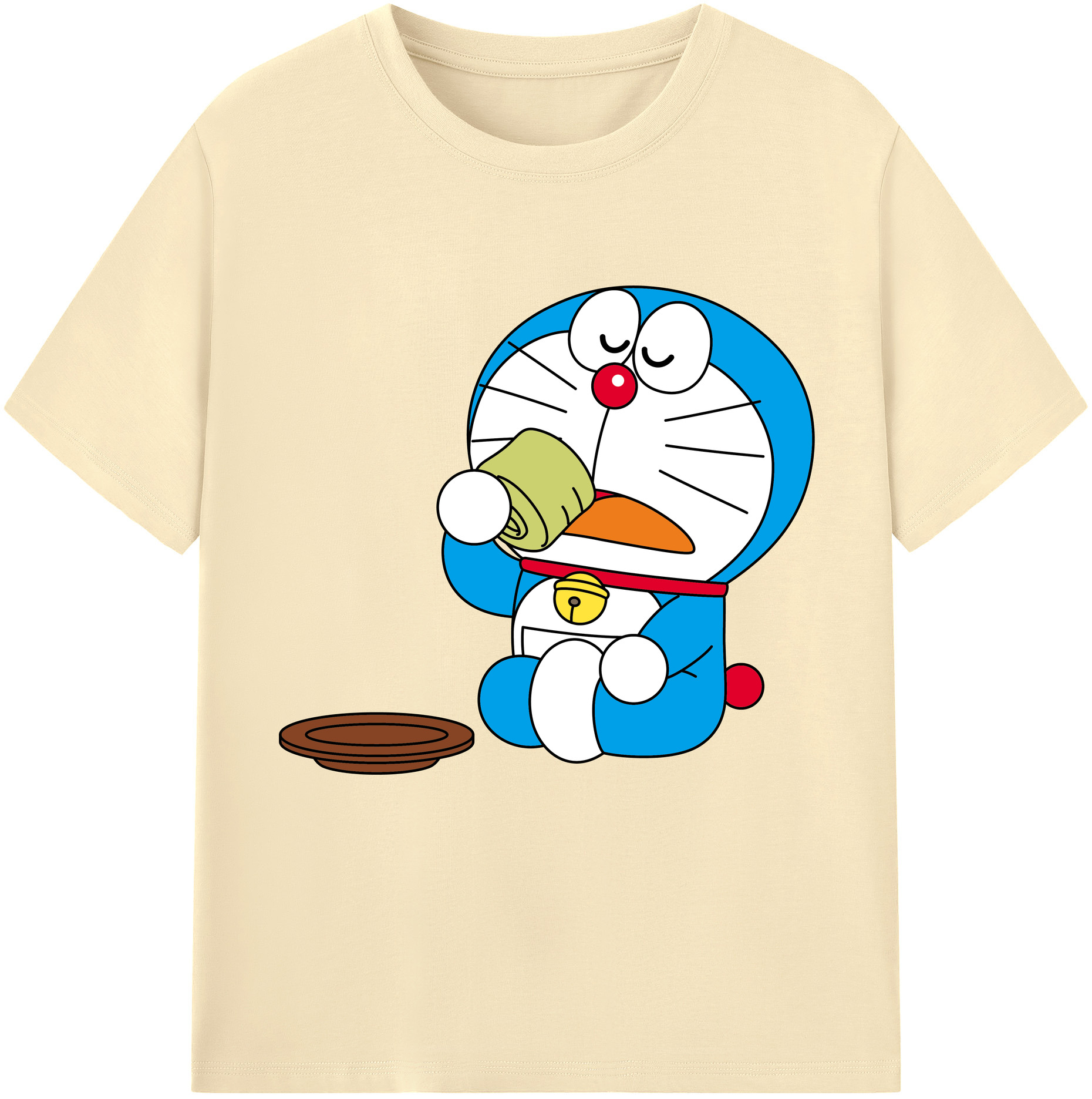 （画像用） ドラえもん Doraemon 綿100％半袖Tシャツ（フロントプリント）