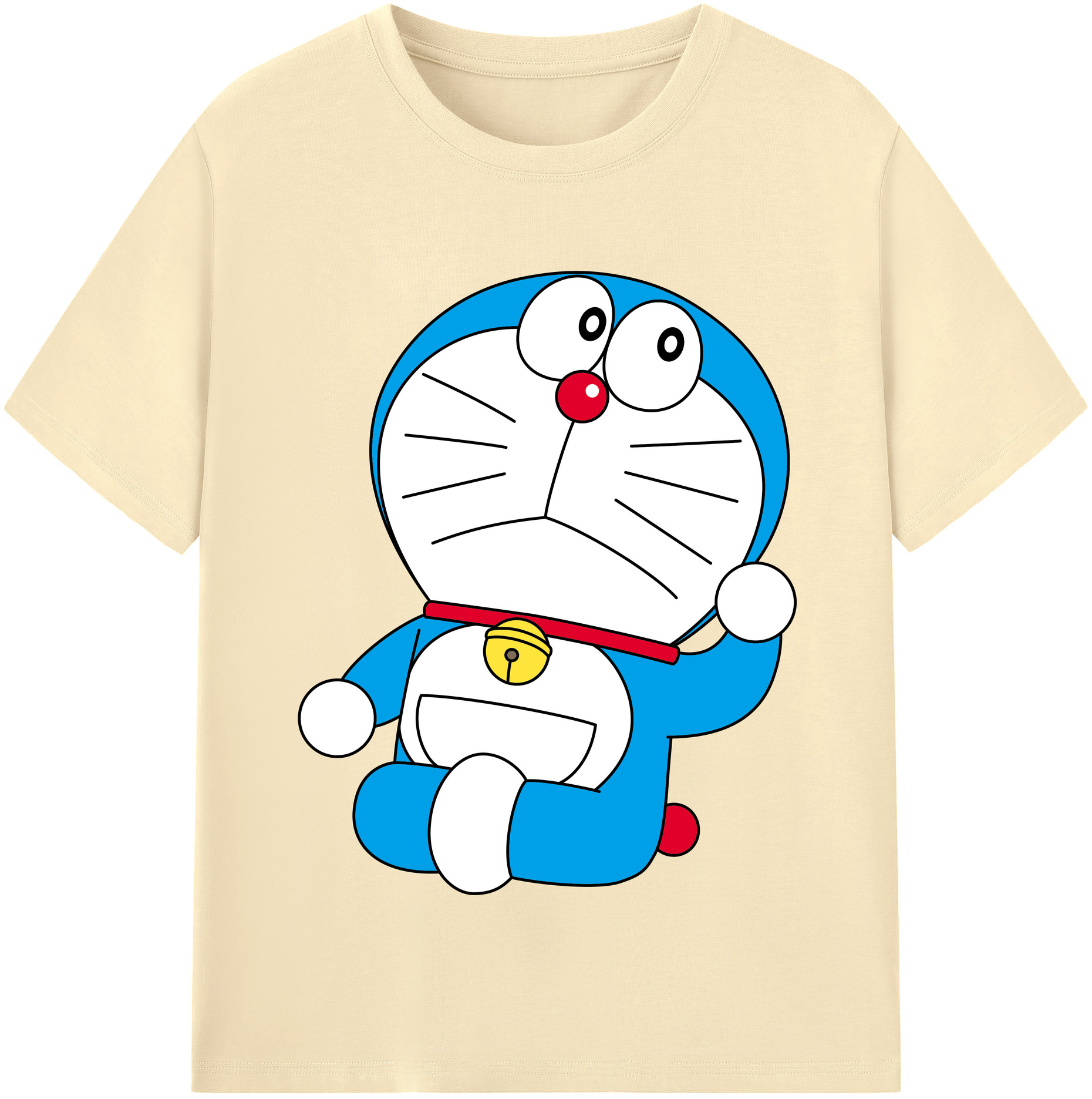 （画像用） ドラえもん Doraemon 綿100％半袖Tシャツ（フロントプリント）