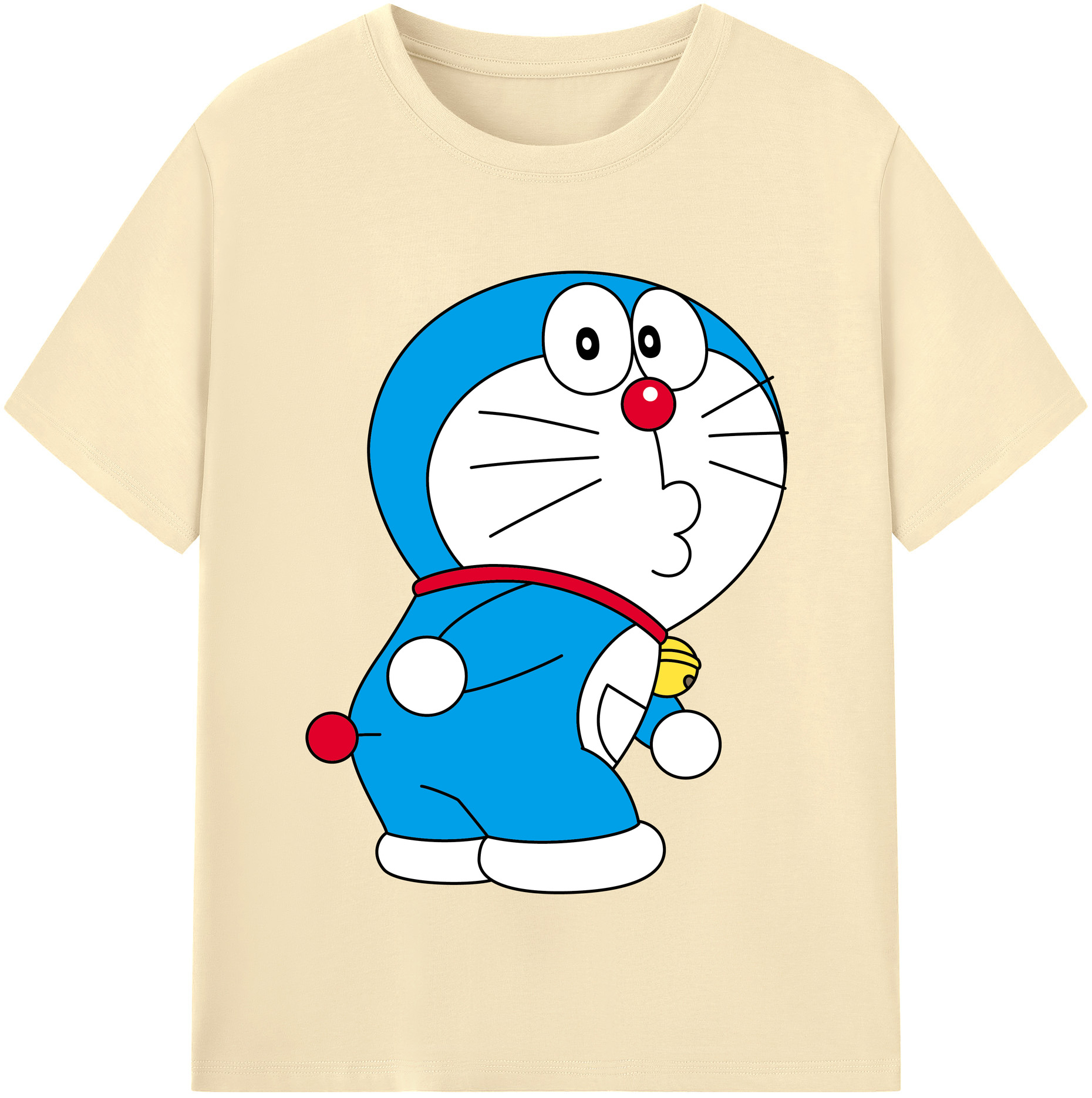 （画像用） ドラえもん Doraemon 綿100％半袖Tシャツ（フロントプリント）