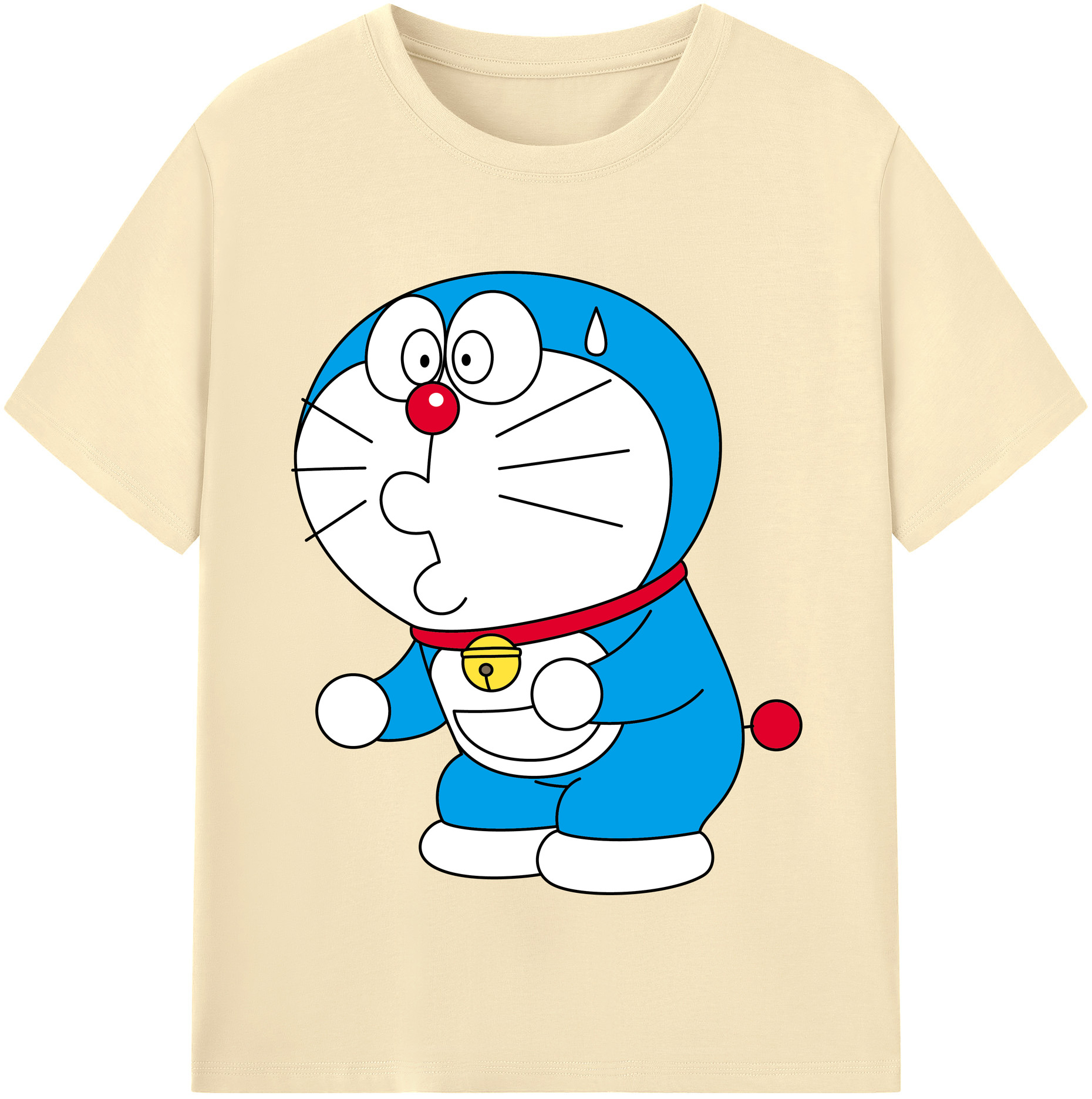 （画像用） ドラえもん Doraemon 綿100％半袖Tシャツ（フロントプリント）