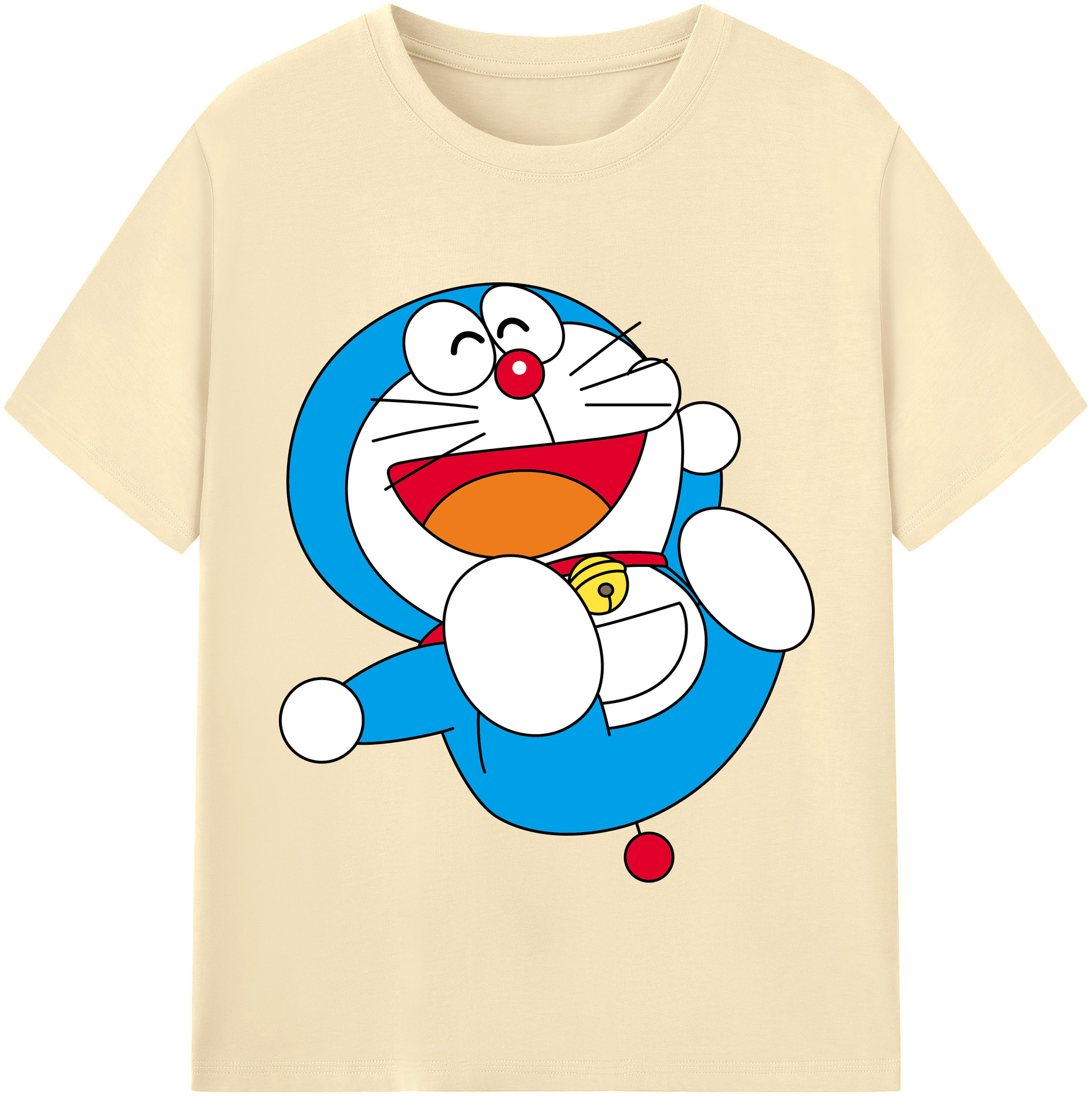 （画像用） ドラえもん Doraemon 綿100％半袖Tシャツ（フロントプリント）