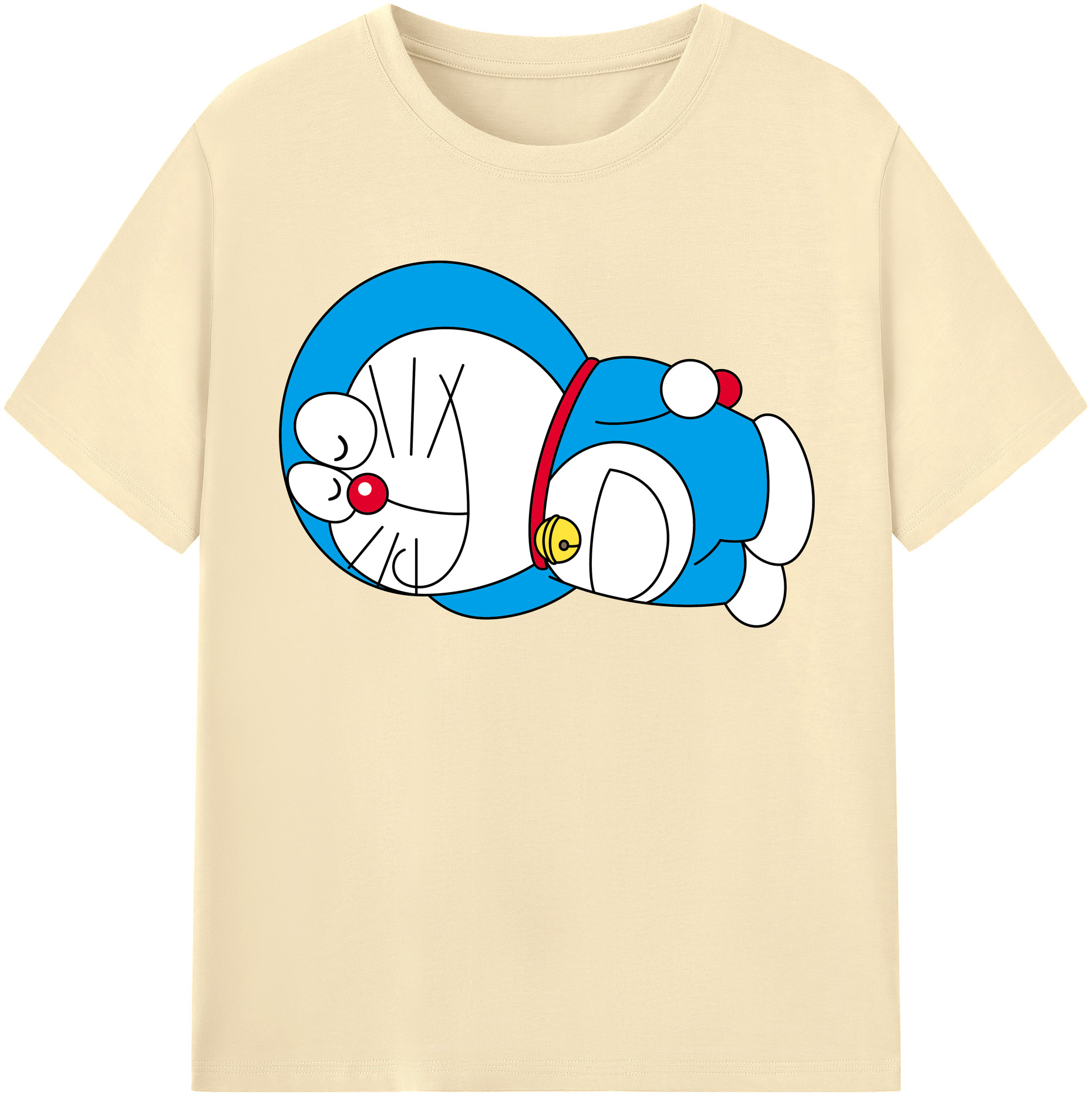 （画像用） ドラえもん Doraemon 綿100％半袖Tシャツ（フロントプリント）