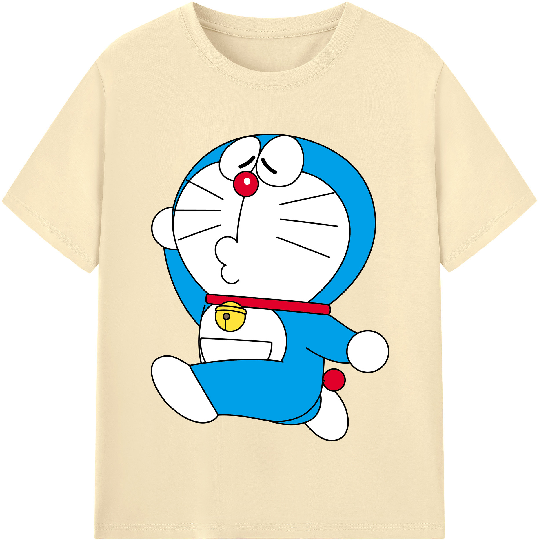 （画像用） ドラえもん Doraemon 綿100％半袖Tシャツ（フロントプリント）