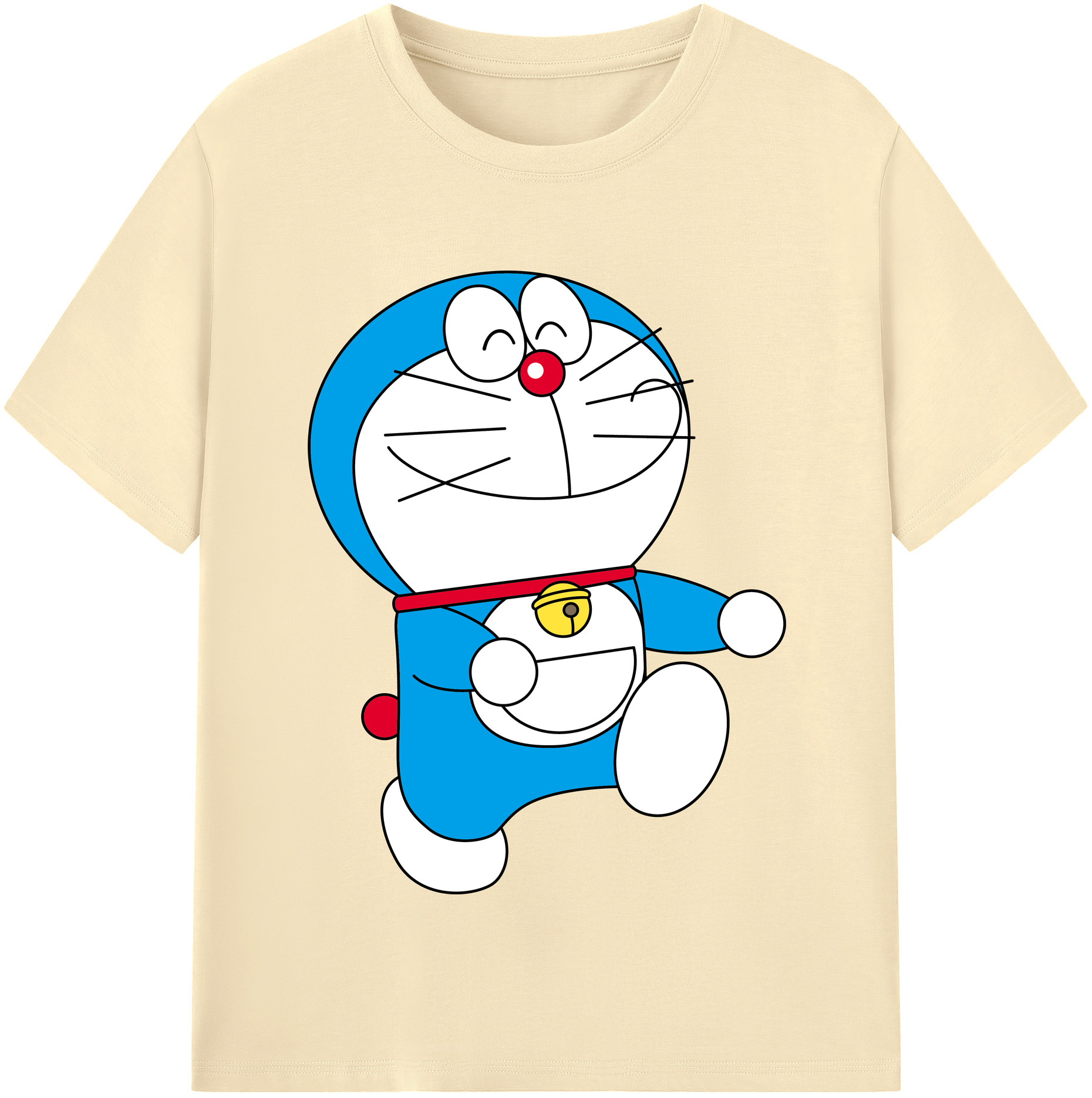 （画像用） ドラえもん Doraemon 綿100％半袖Tシャツ（フロントプリント）