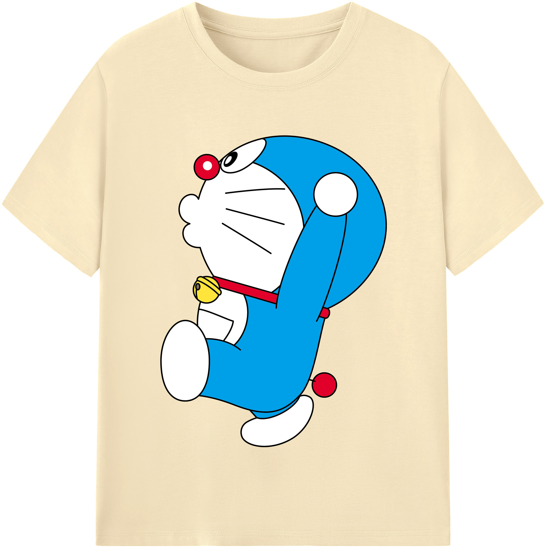 （画像用） ドラえもん Doraemon 綿100％半袖Tシャツ（フロントプリント）