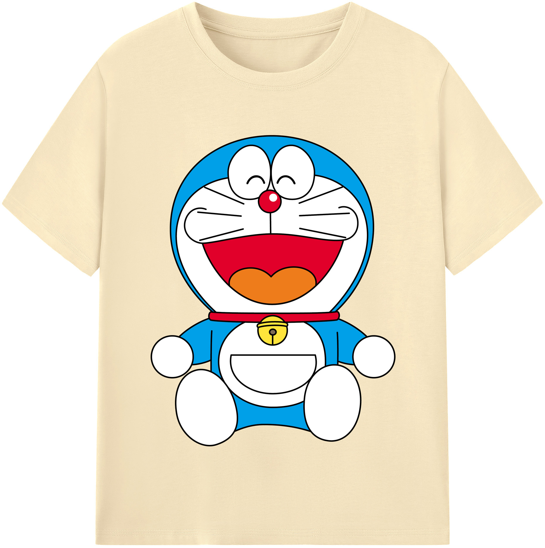 （画像用） ドラえもん Doraemon 綿100％半袖Tシャツ（フロントプリント）