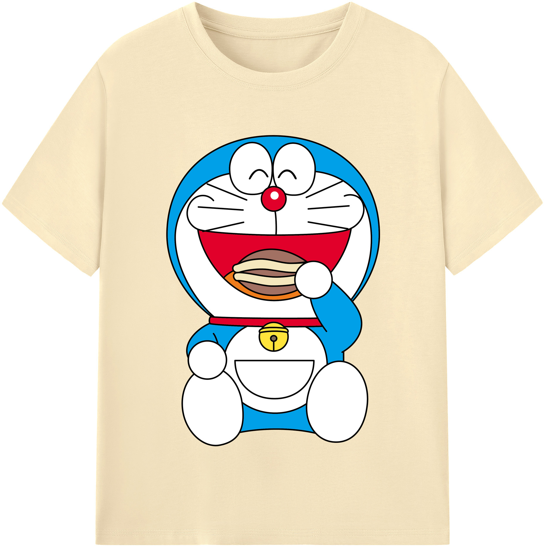 （画像用） ドラえもん Doraemon 綿100％半袖Tシャツ（フロントプリント）