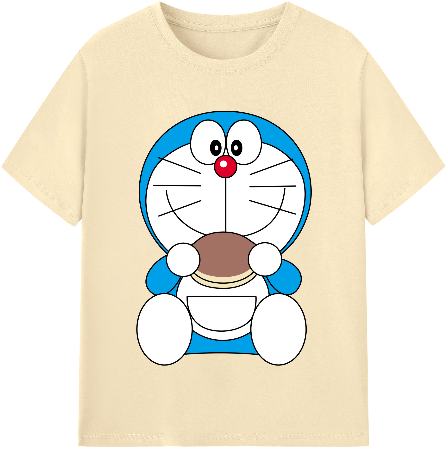 （画像用） ドラえもん Doraemon 綿100％半袖Tシャツ（フロントプリント）