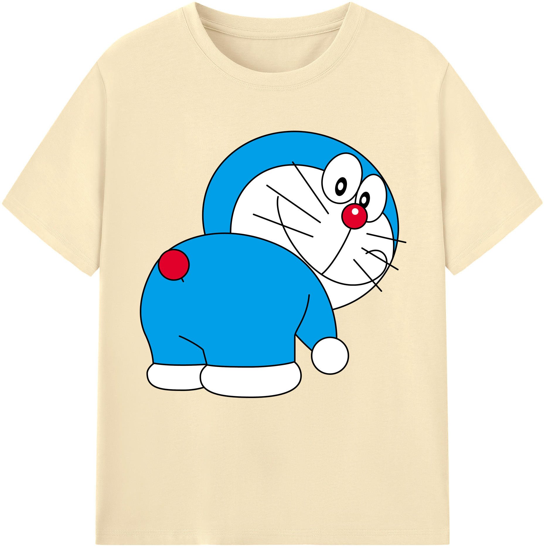 （画像用） ドラえもん Doraemon 綿100％半袖Tシャツ（フロントプリント）