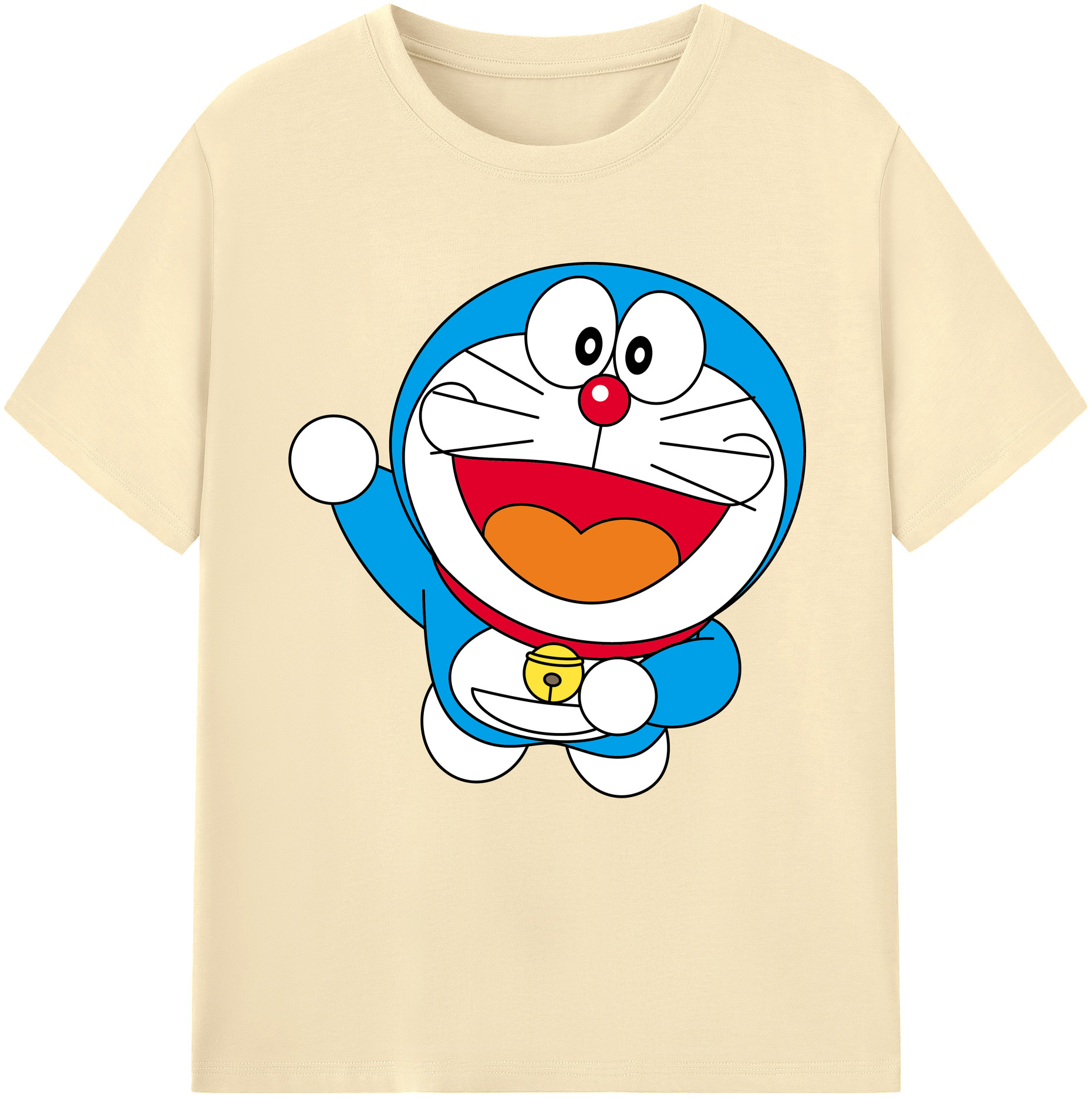 （画像用） ドラえもん Doraemon 綿100％半袖Tシャツ（フロントプリント）