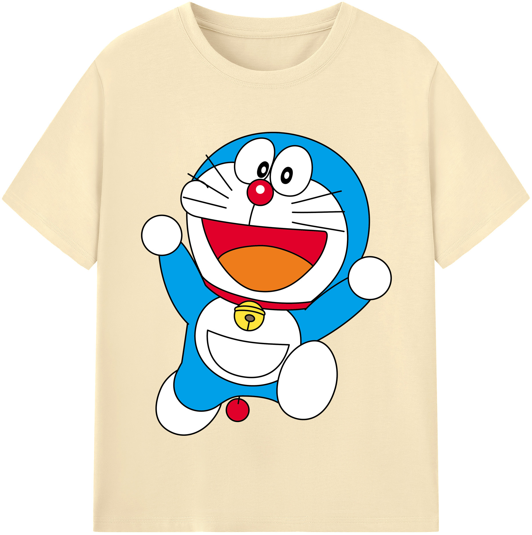（画像用） ドラえもん Doraemon 綿100％半袖Tシャツ（フロントプリント）