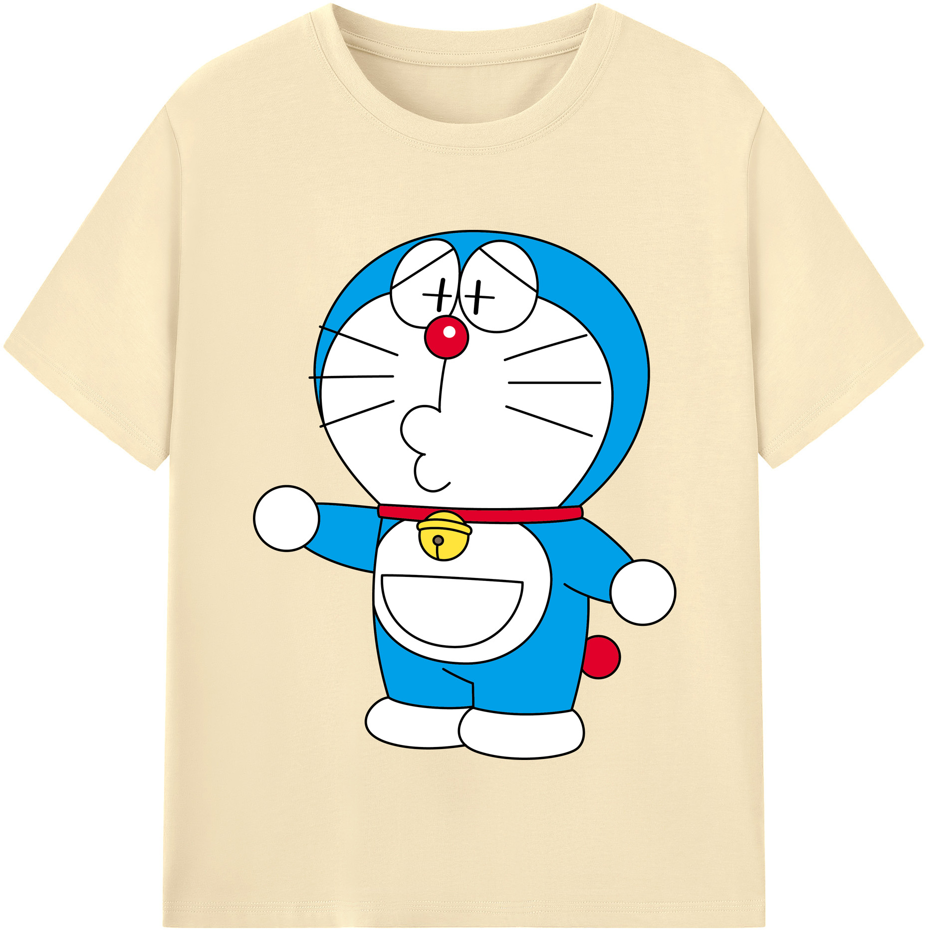 （画像用） ドラえもん Doraemon 綿100％半袖Tシャツ（フロントプリント）