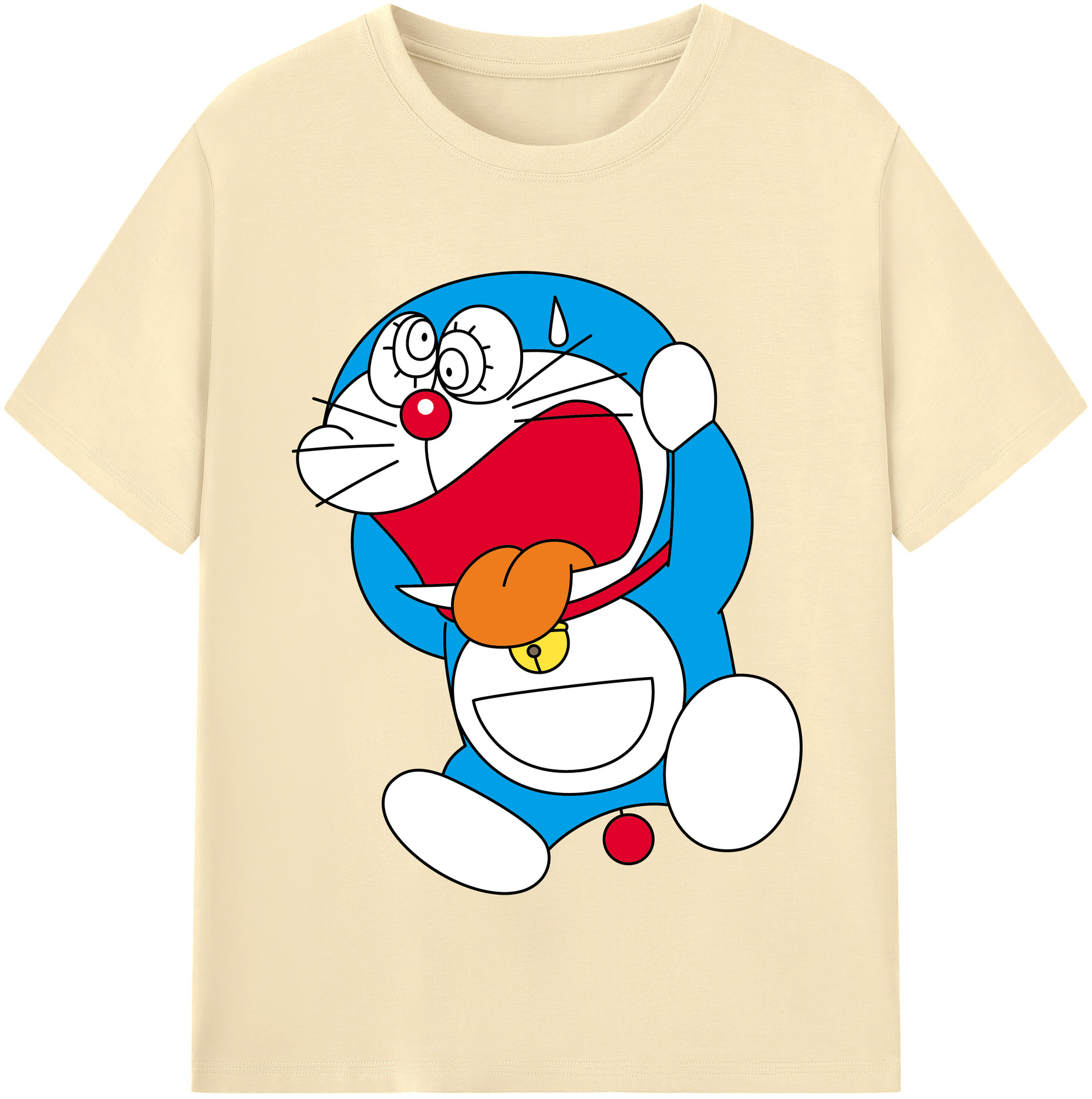 （画像用） ドラえもん Doraemon 綿100％半袖Tシャツ（フロントプリント）
