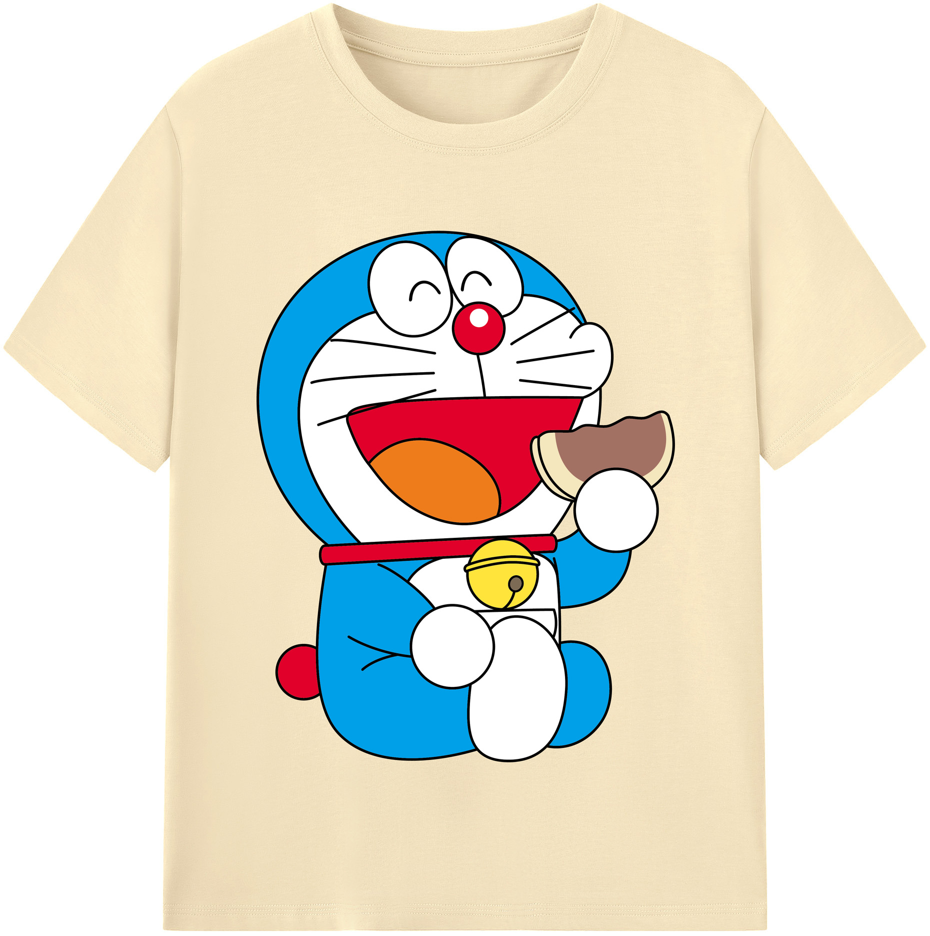 （画像用） ドラえもん Doraemon 綿100％半袖Tシャツ（フロントプリント）