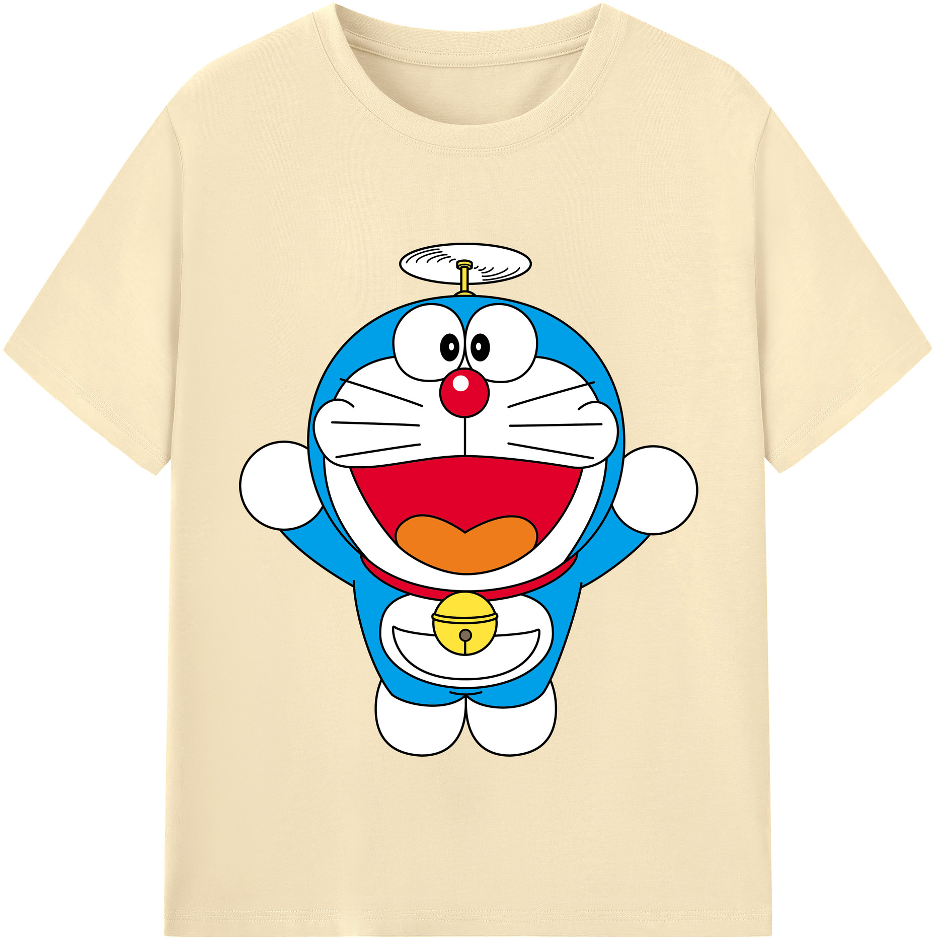 （画像用） ドラえもん Doraemon 綿100％半袖Tシャツ（フロントプリント）