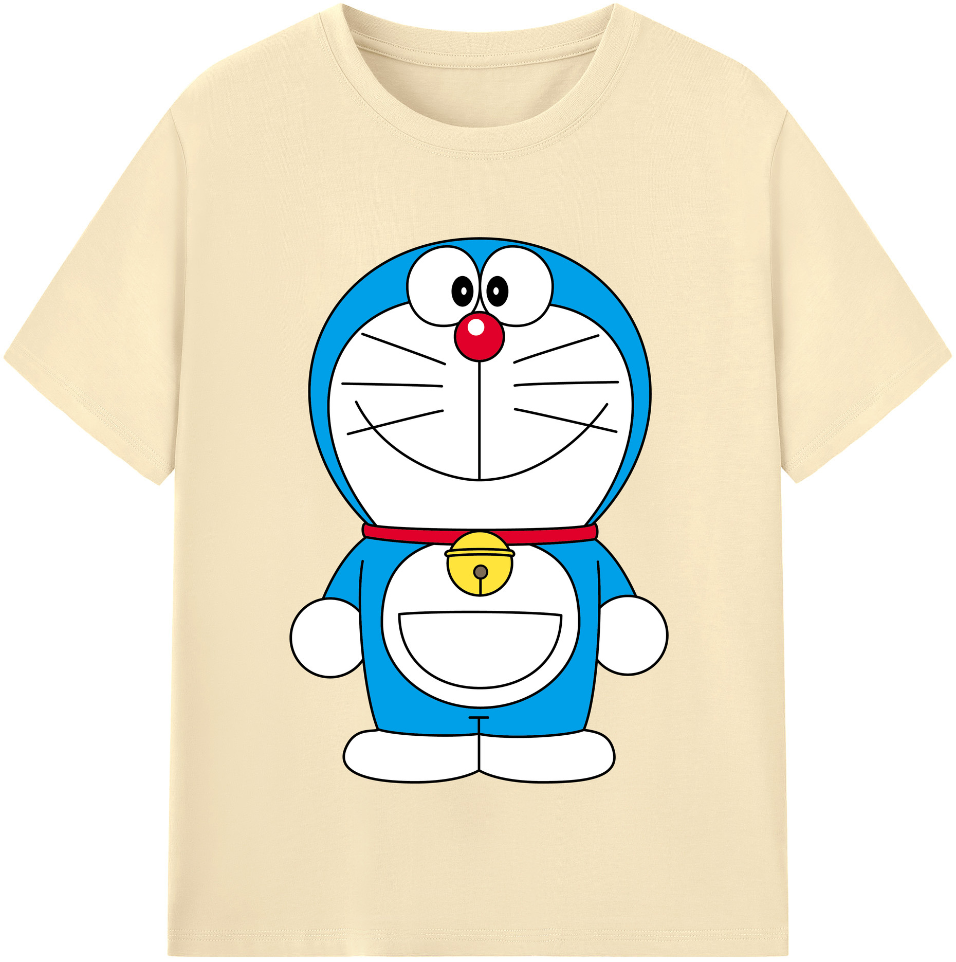 （画像用） ドラえもん Doraemon 綿100％半袖Tシャツ（フロントプリント）
