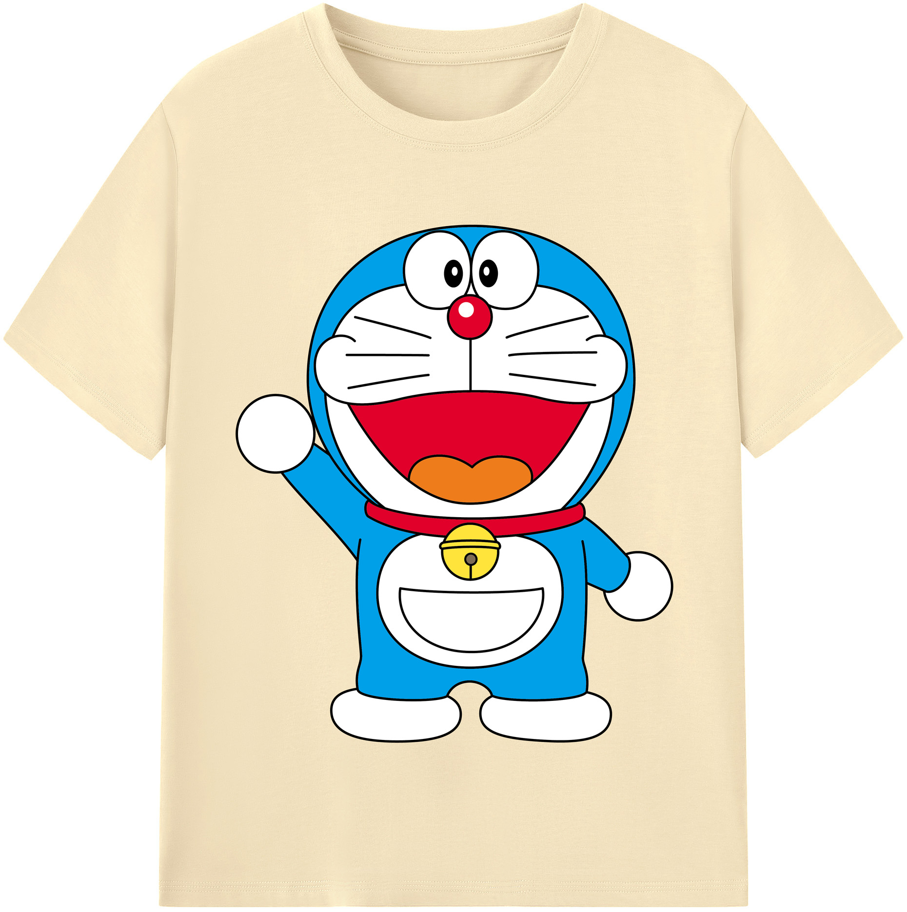 （画像用） ドラえもん Doraemon 綿100％半袖Tシャツ（フロントプリント）