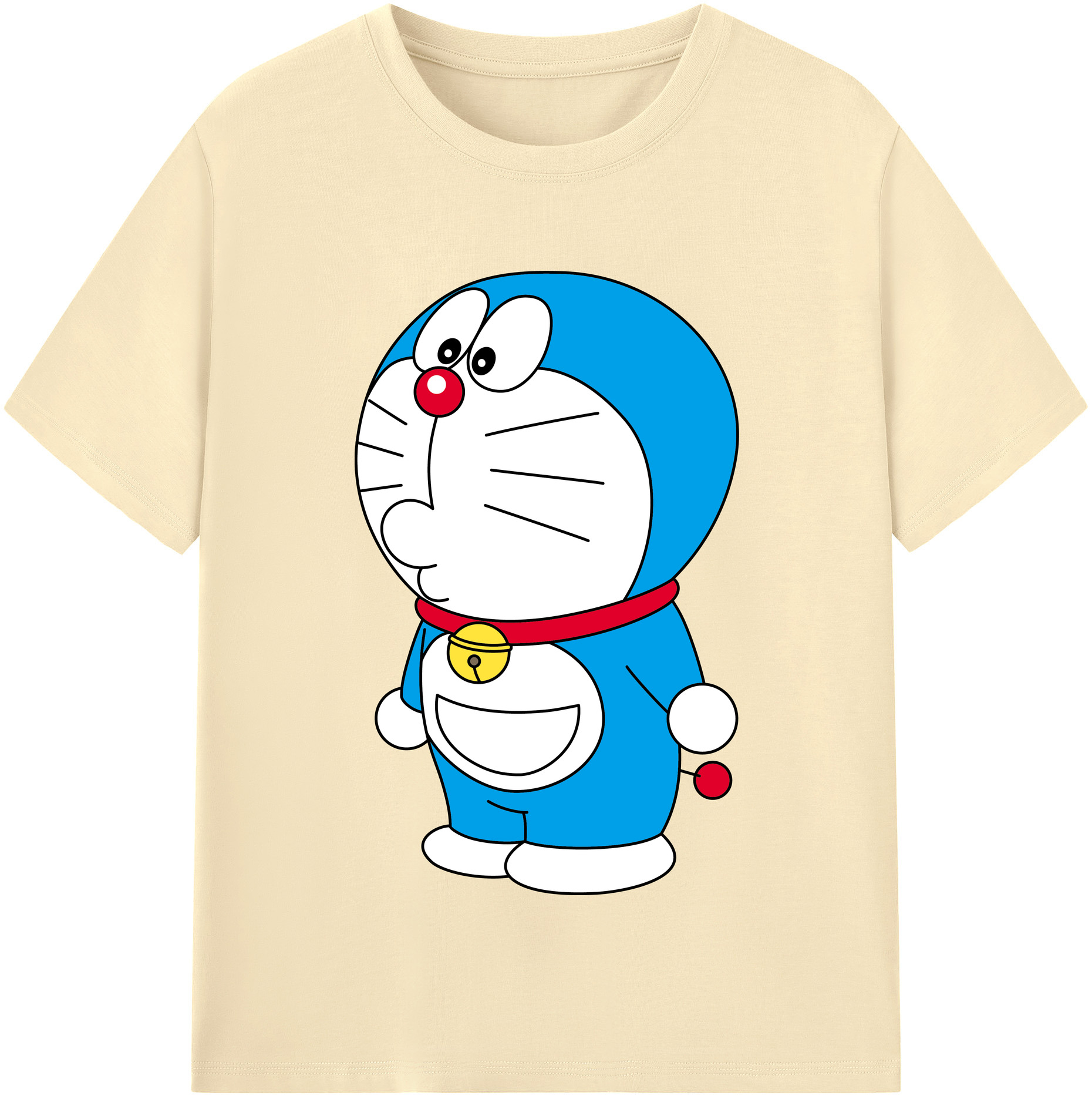 （画像用） ドラえもん Doraemon 綿100％半袖Tシャツ（フロントプリント）