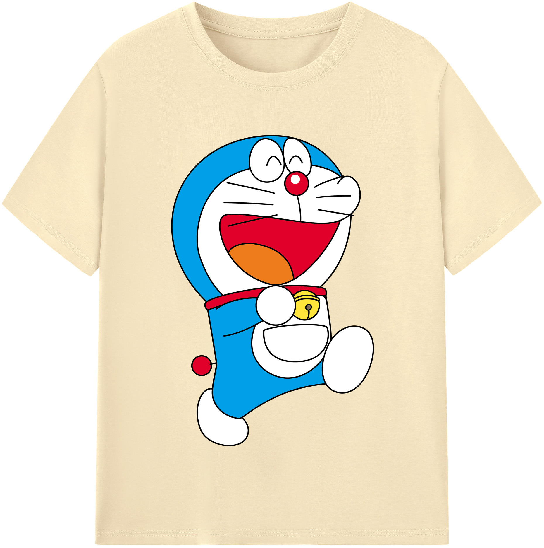 （画像用） ドラえもん Doraemon 綿100％半袖Tシャツ（フロントプリント）