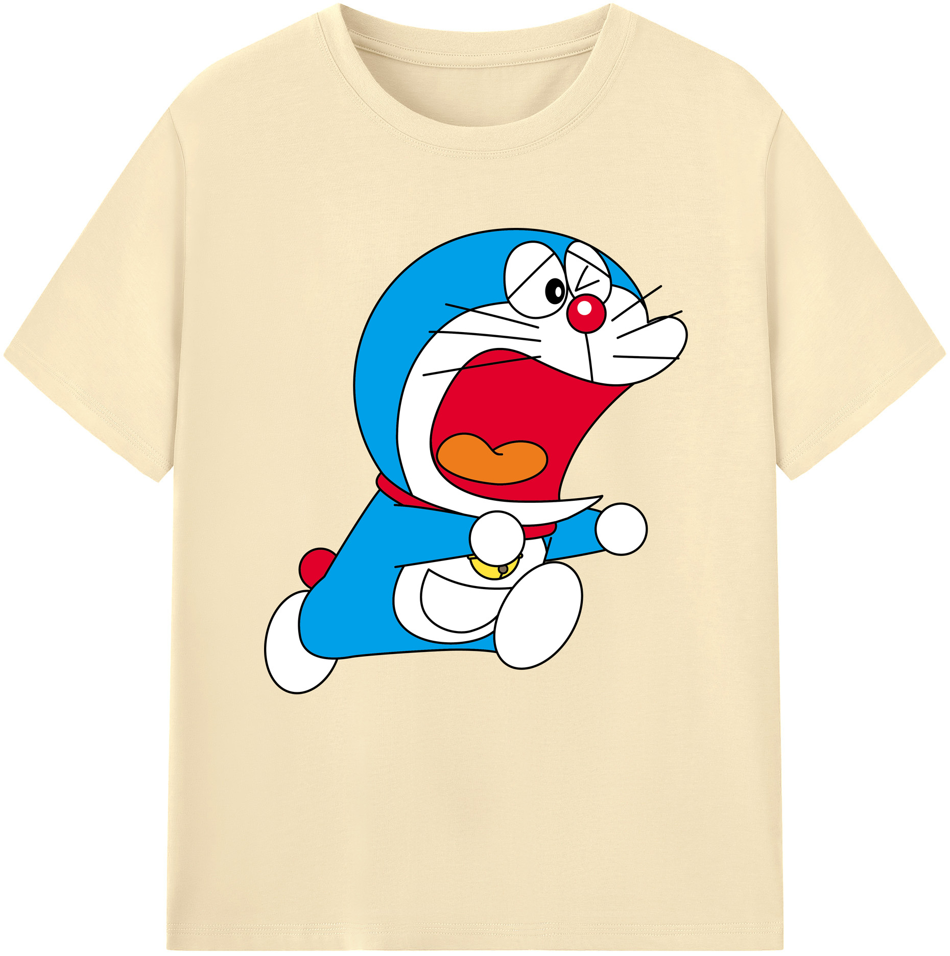 （画像用） ドラえもん Doraemon 綿100％半袖Tシャツ（フロントプリント）