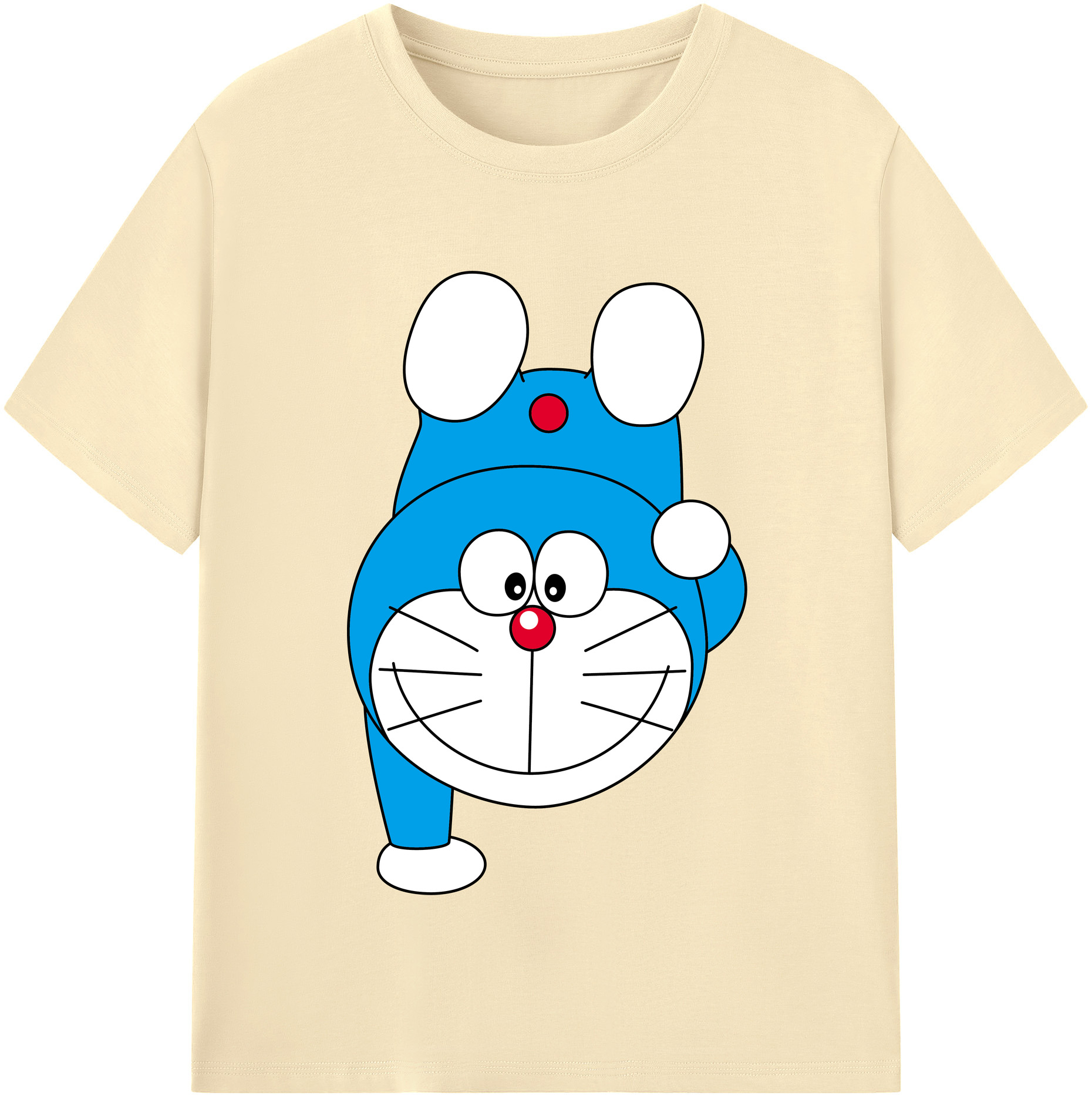 （画像用） ドラえもん Doraemon 綿100％半袖Tシャツ（フロントプリント）