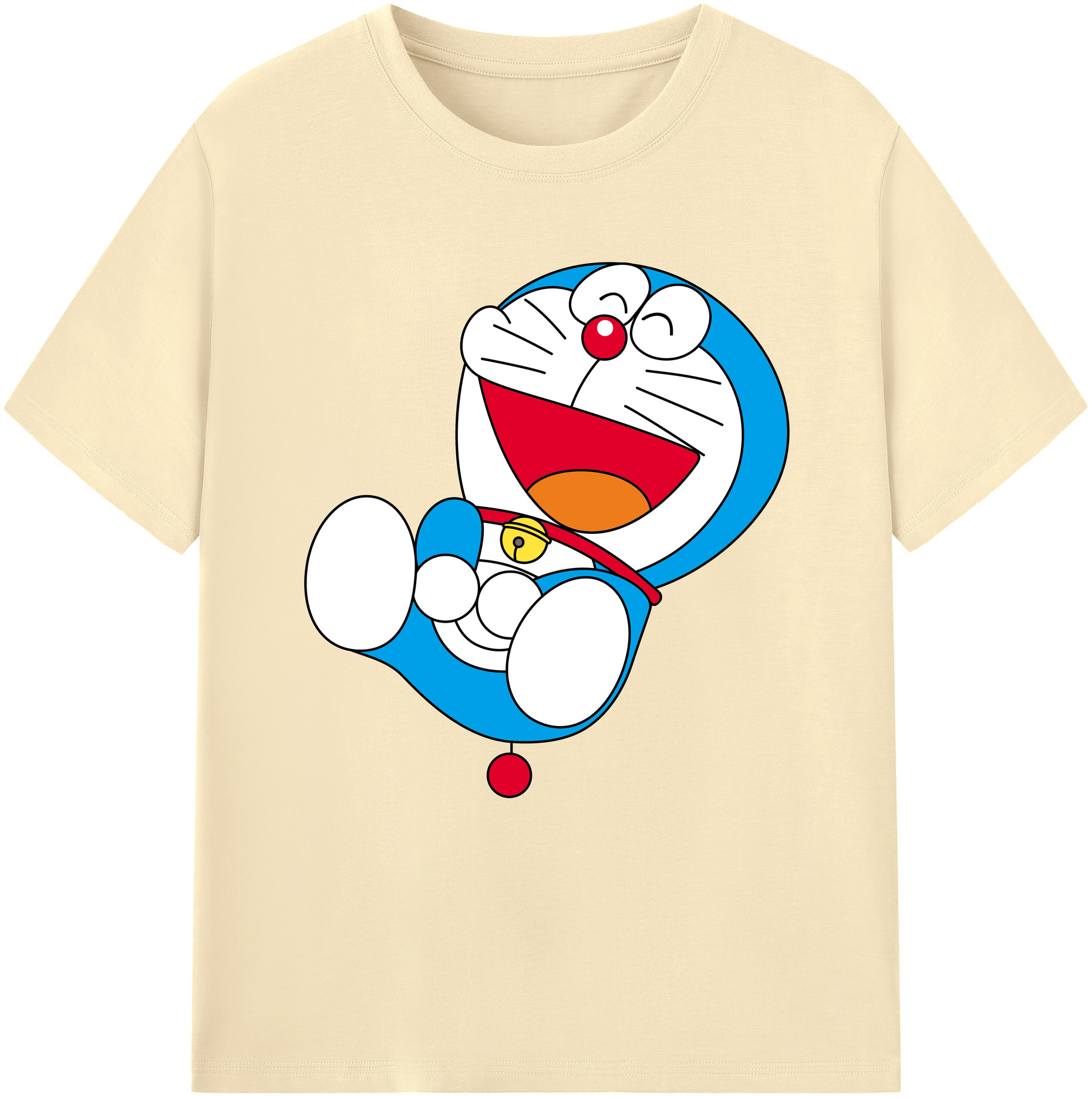 （画像用） ドラえもん Doraemon 綿100％半袖Tシャツ（フロントプリント）