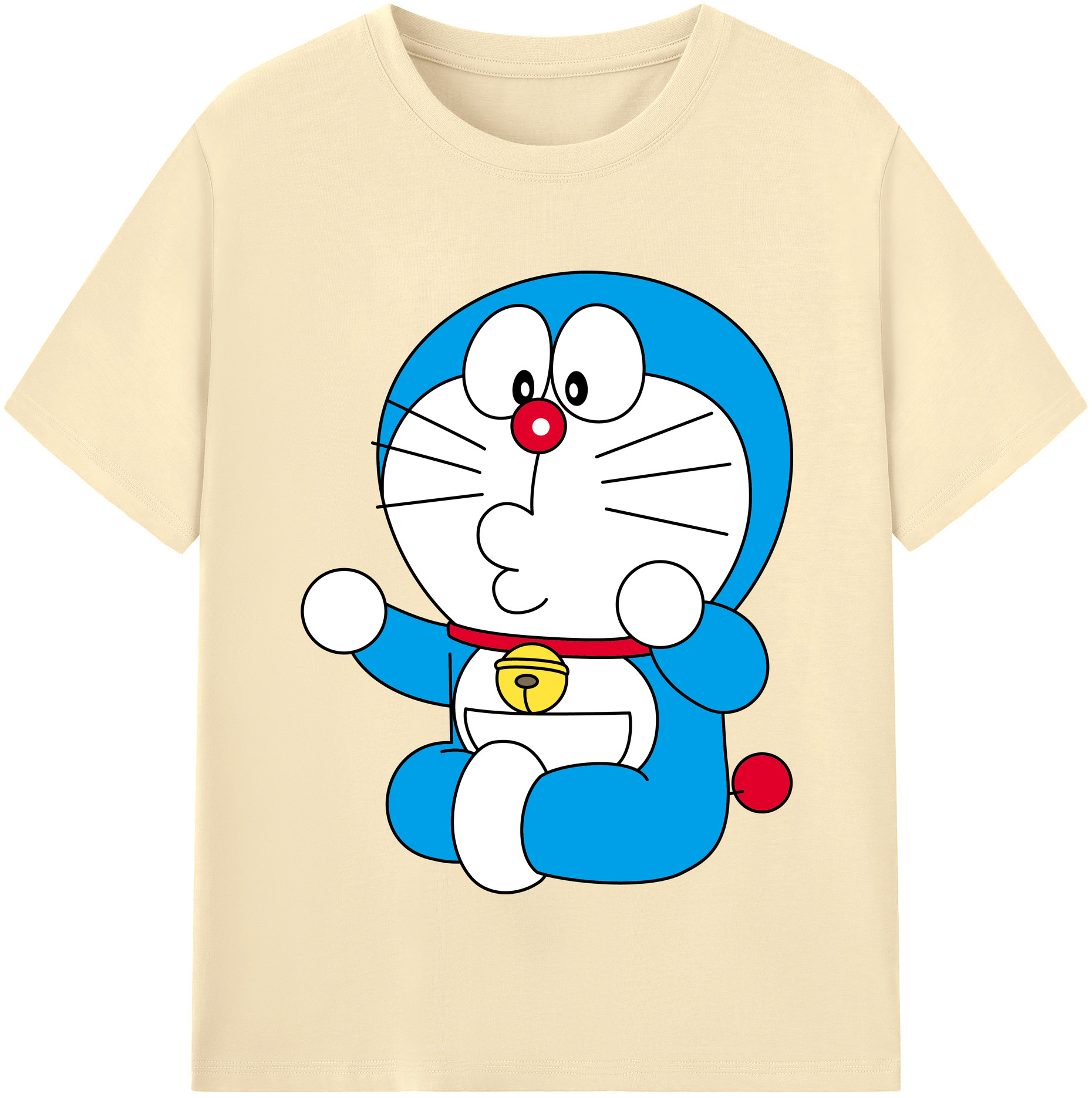 （画像用） ドラえもん Doraemon 綿100％半袖Tシャツ（フロントプリント）