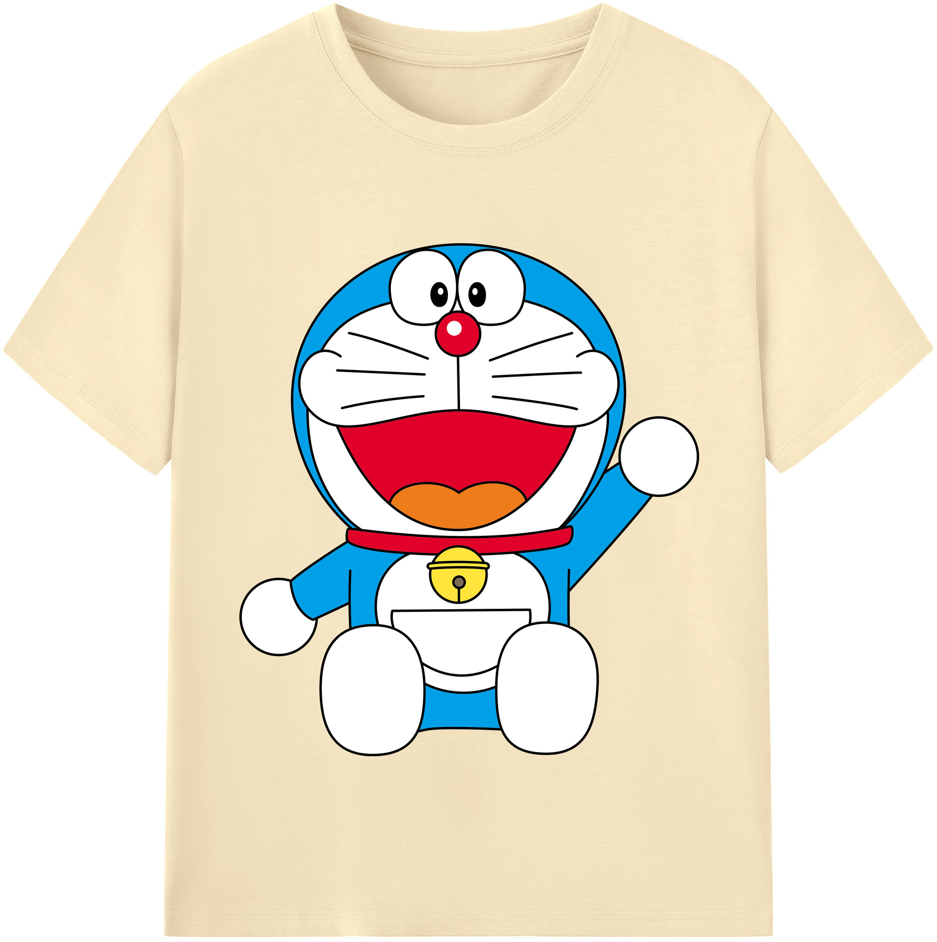 （画像用） ドラえもん Doraemon 綿100％半袖Tシャツ（フロントプリント）