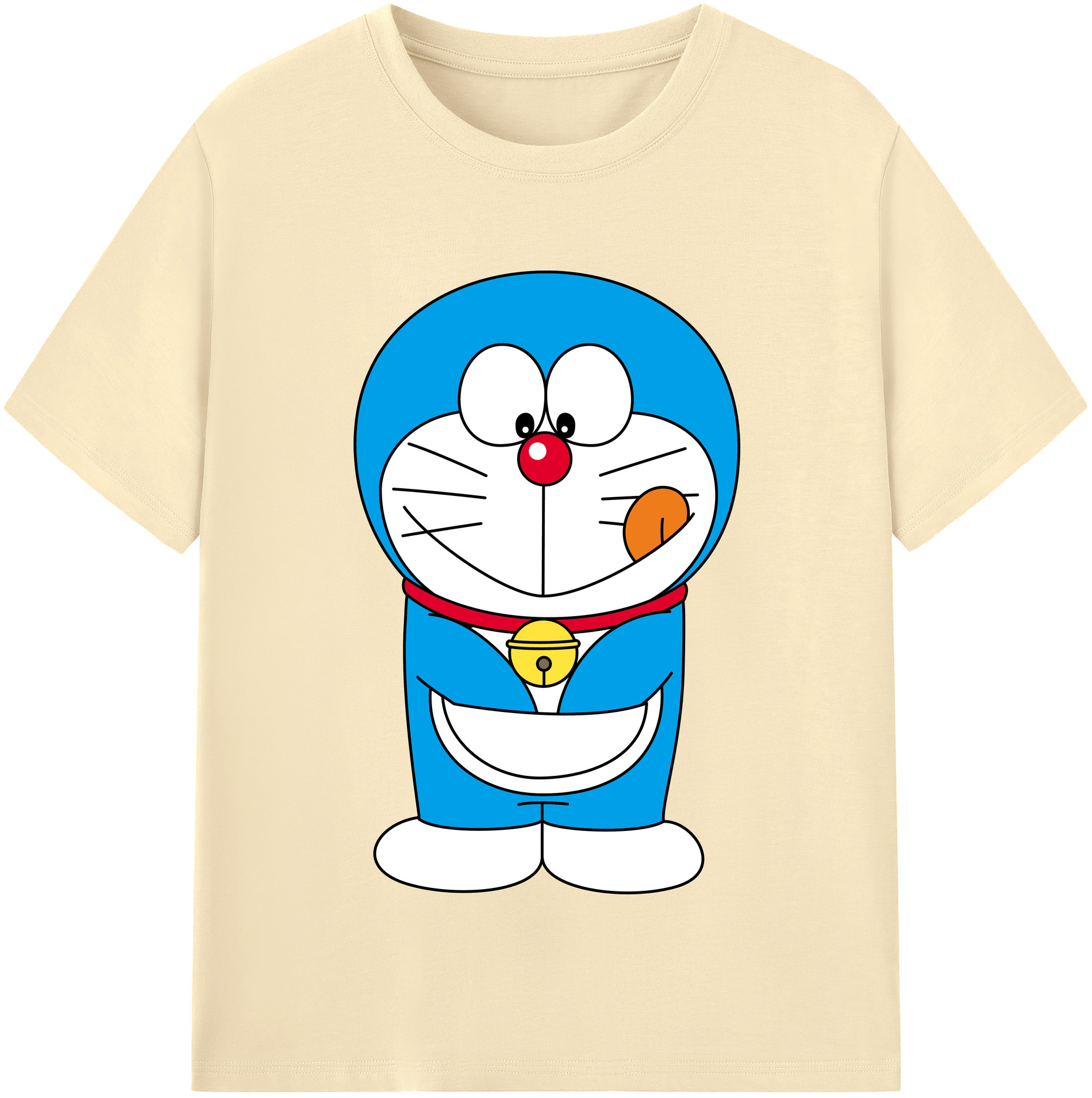 （画像用） ドラえもん Doraemon 綿100％半袖Tシャツ（フロントプリント）