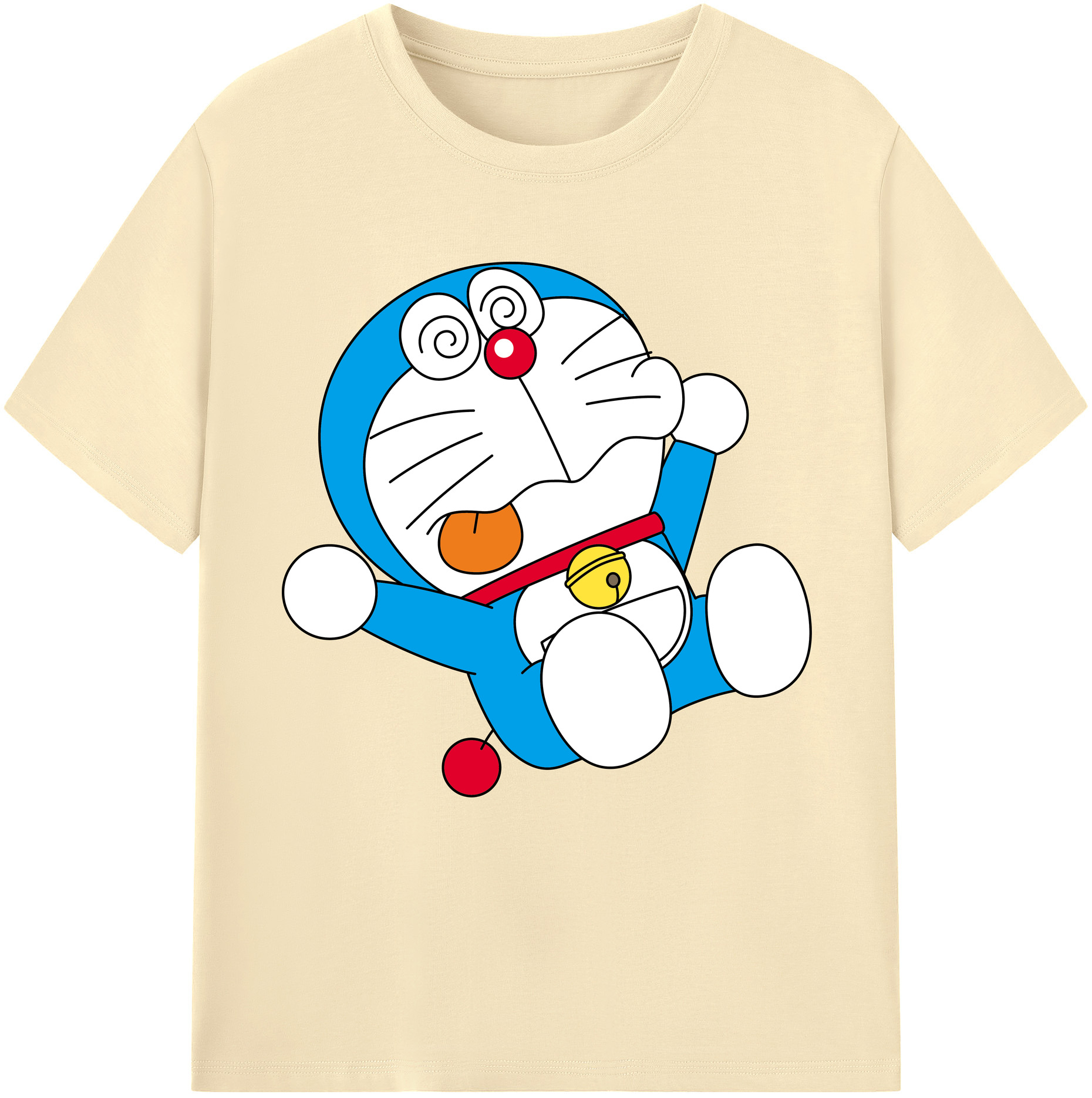 （画像用） ドラえもん Doraemon 綿100％半袖Tシャツ（フロントプリント）