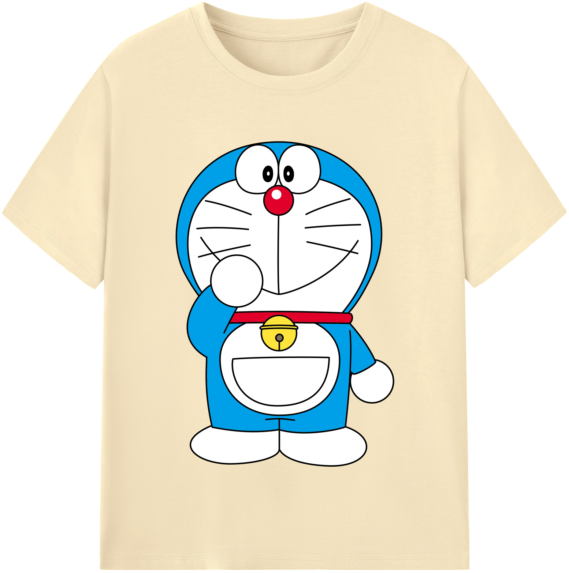 （画像用） ドラえもん Doraemon 綿100％半袖Tシャツ（フロントプリント）