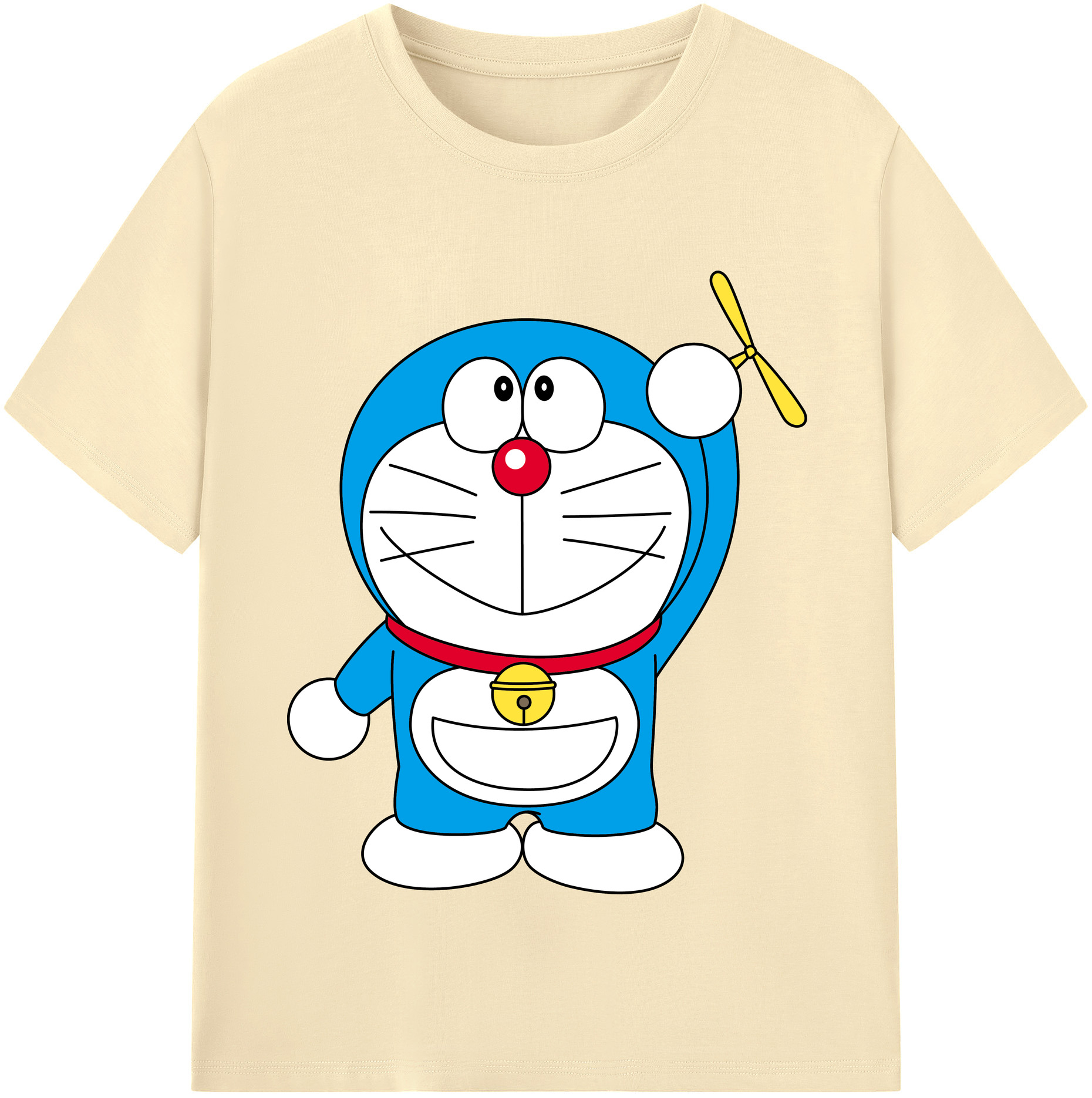 （画像用） ドラえもん Doraemon 綿100％半袖Tシャツ（フロントプリント）