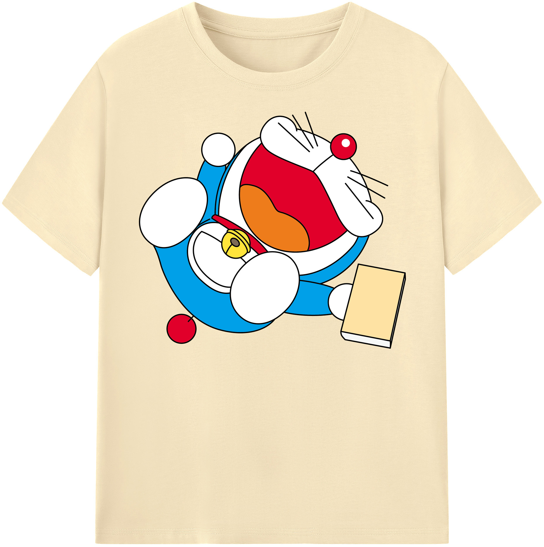 （画像用） ドラえもん Doraemon 綿100％半袖Tシャツ（フロントプリント）