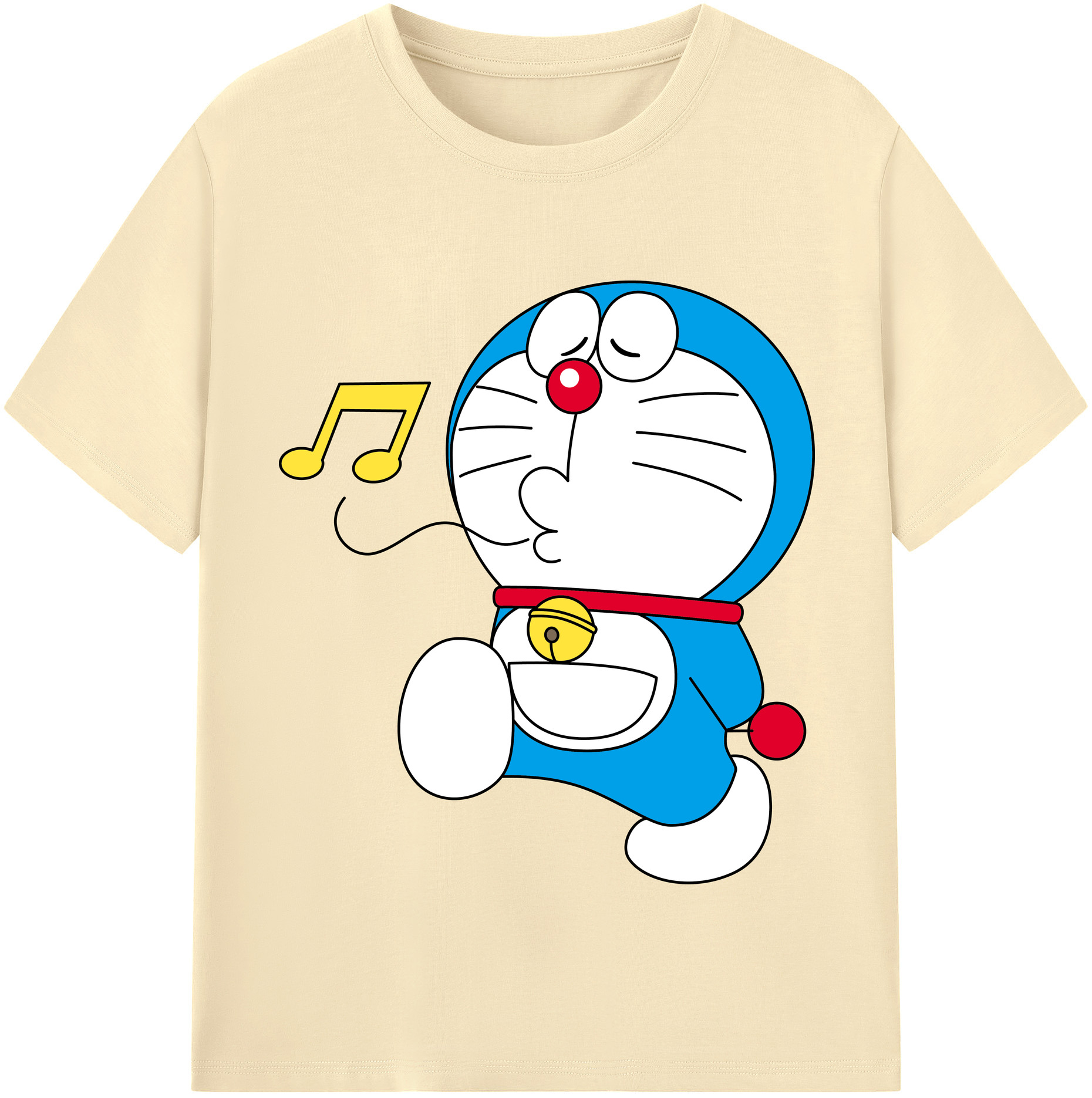 （画像用） ドラえもん Doraemon 綿100％半袖Tシャツ（フロントプリント）