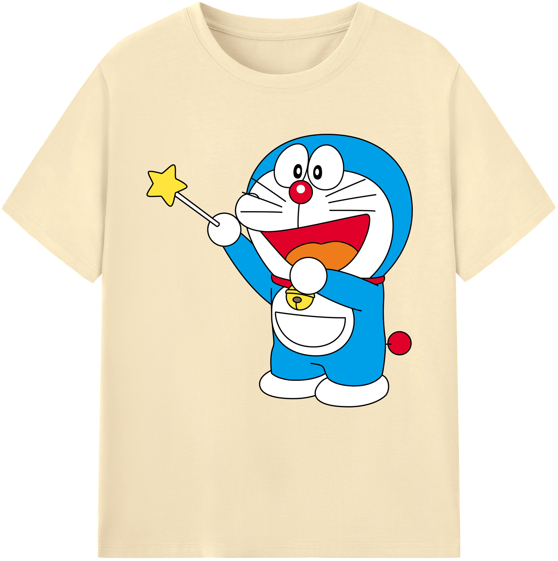 （画像用） ドラえもん Doraemon 綿100％半袖Tシャツ（フロントプリント）