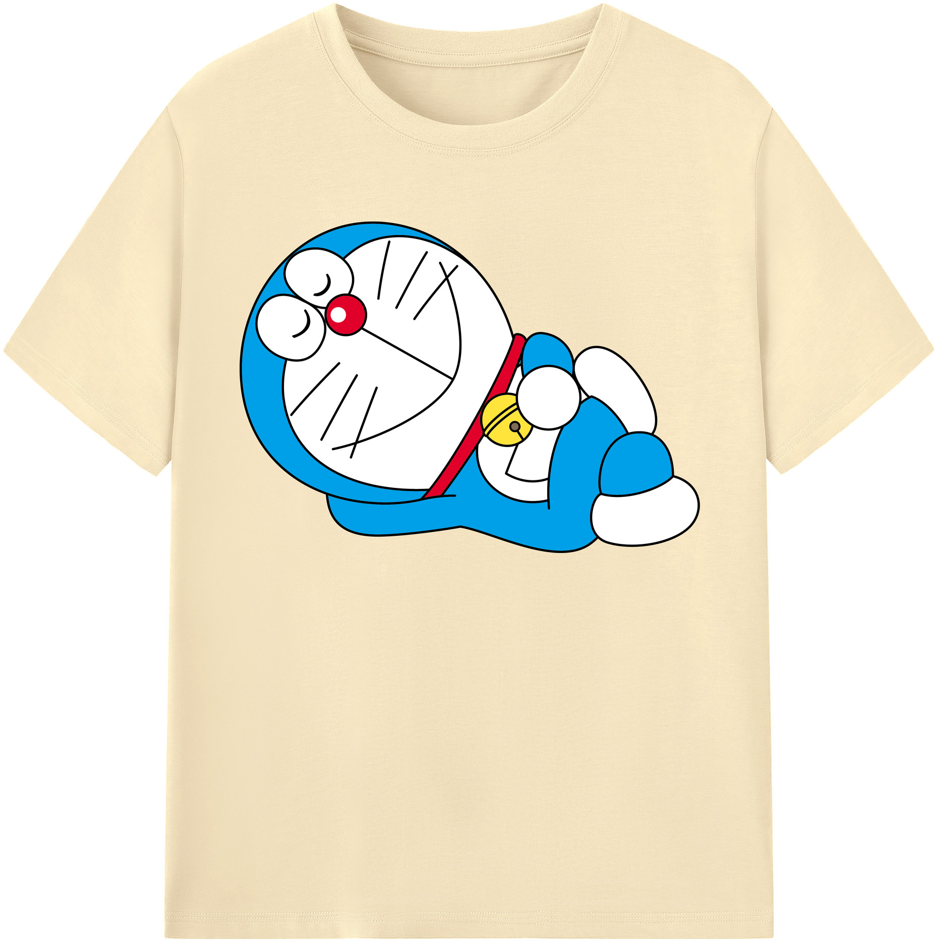 （画像用） ドラえもん Doraemon 綿100％半袖Tシャツ（フロントプリント）