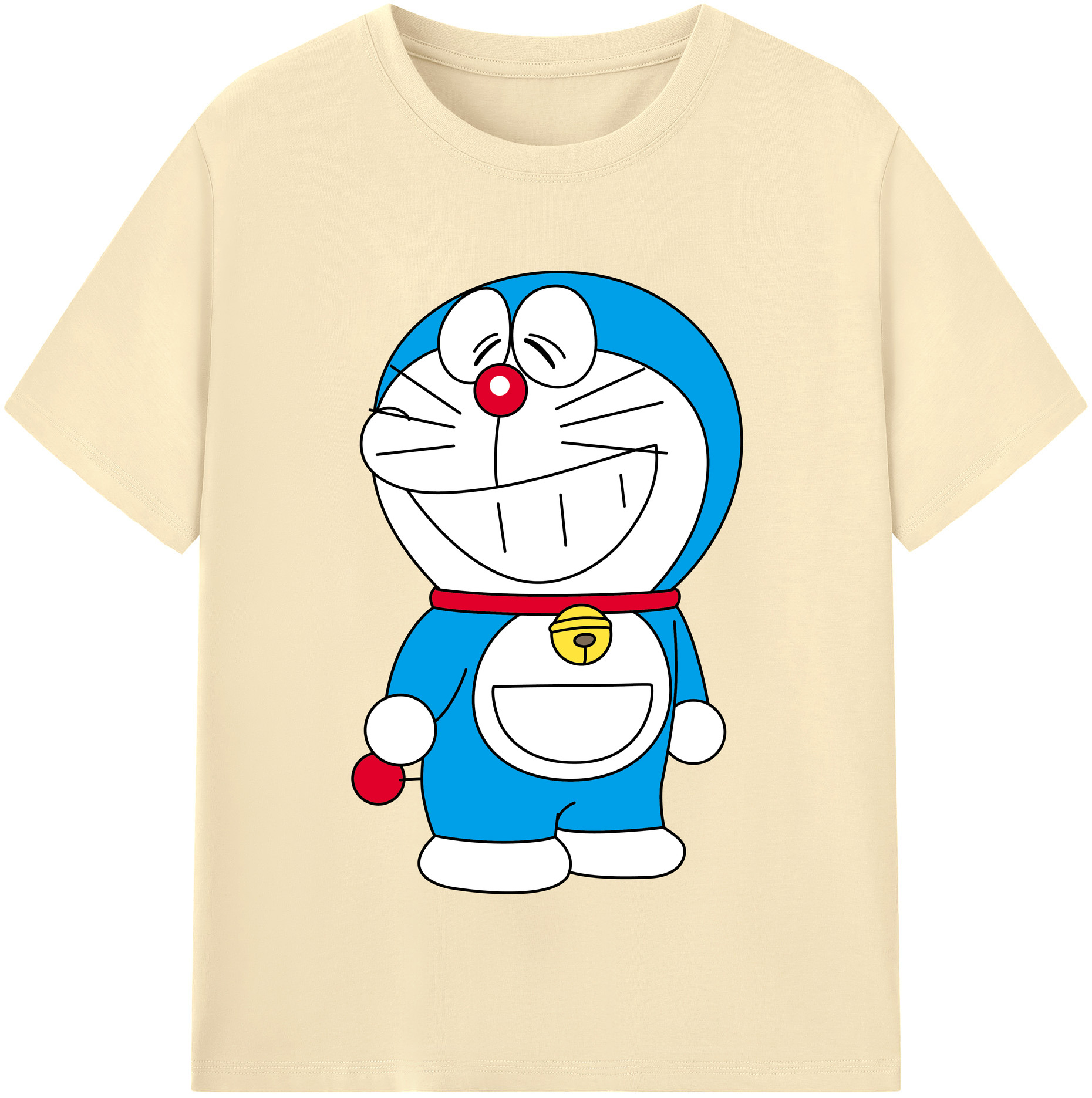 （画像用） ドラえもん Doraemon 綿100％半袖Tシャツ（フロントプリント）