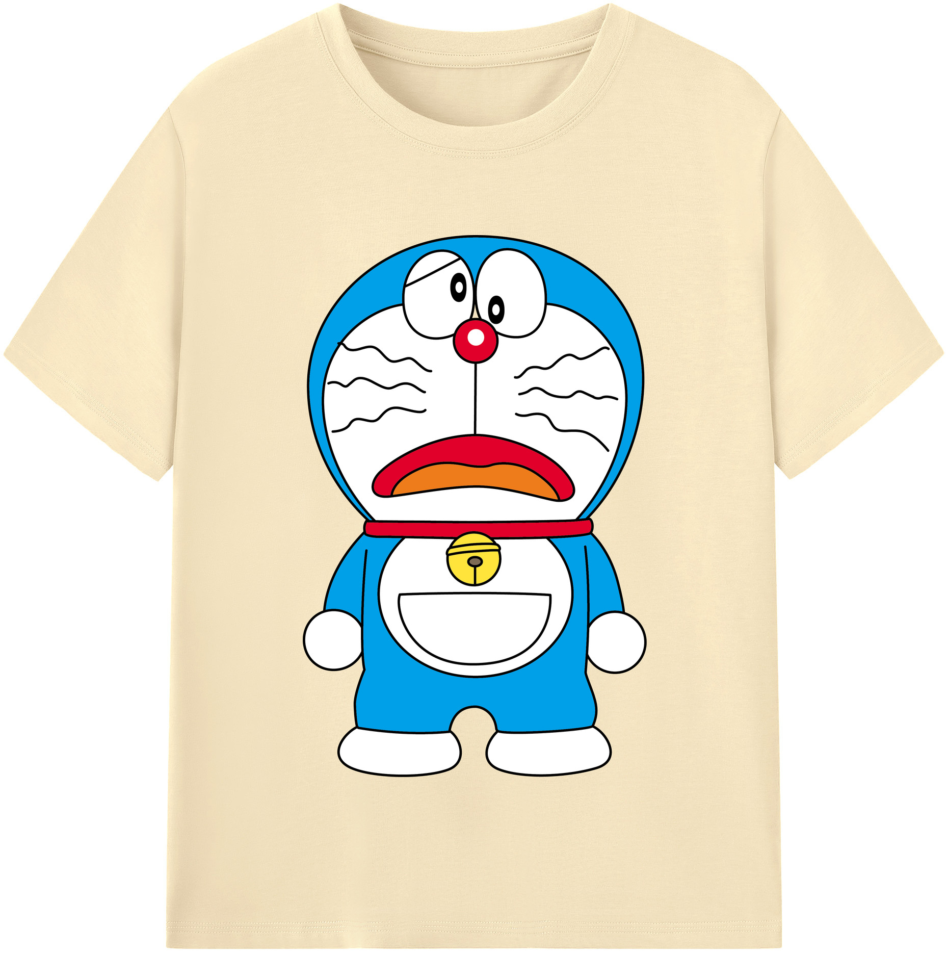 （画像用） ドラえもん Doraemon 綿100％半袖Tシャツ（フロントプリント）